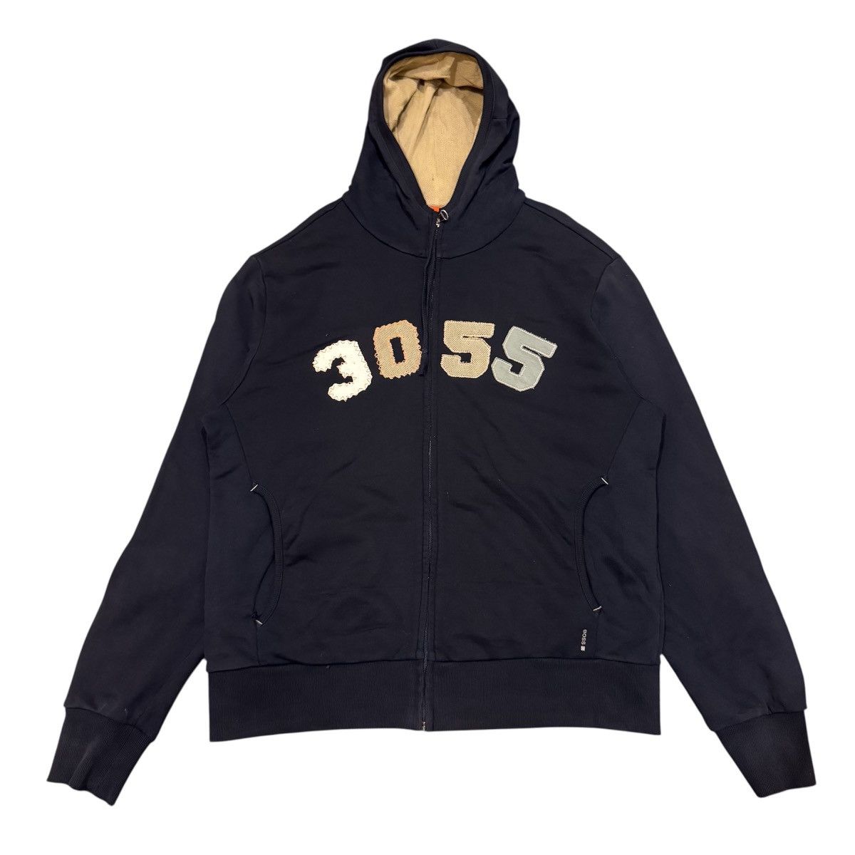 Hugo Boss Vintage Hugo Boss Orange Label "3055" Zip-Up Hoodie Size US XL / EU 56 / 4 - 1 Thumbnail