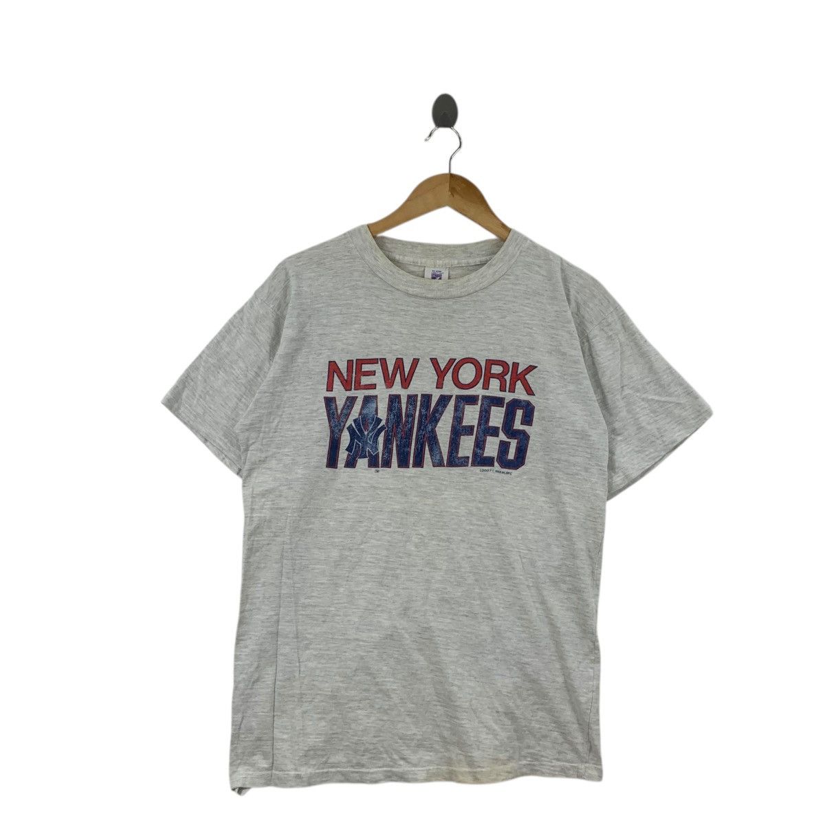 MLB Vintage 1988 MLB NEW YORK YANKEES Distress Tee Shirt Top Size US M / EU 48-50 / 2 - 3 Thumbnail