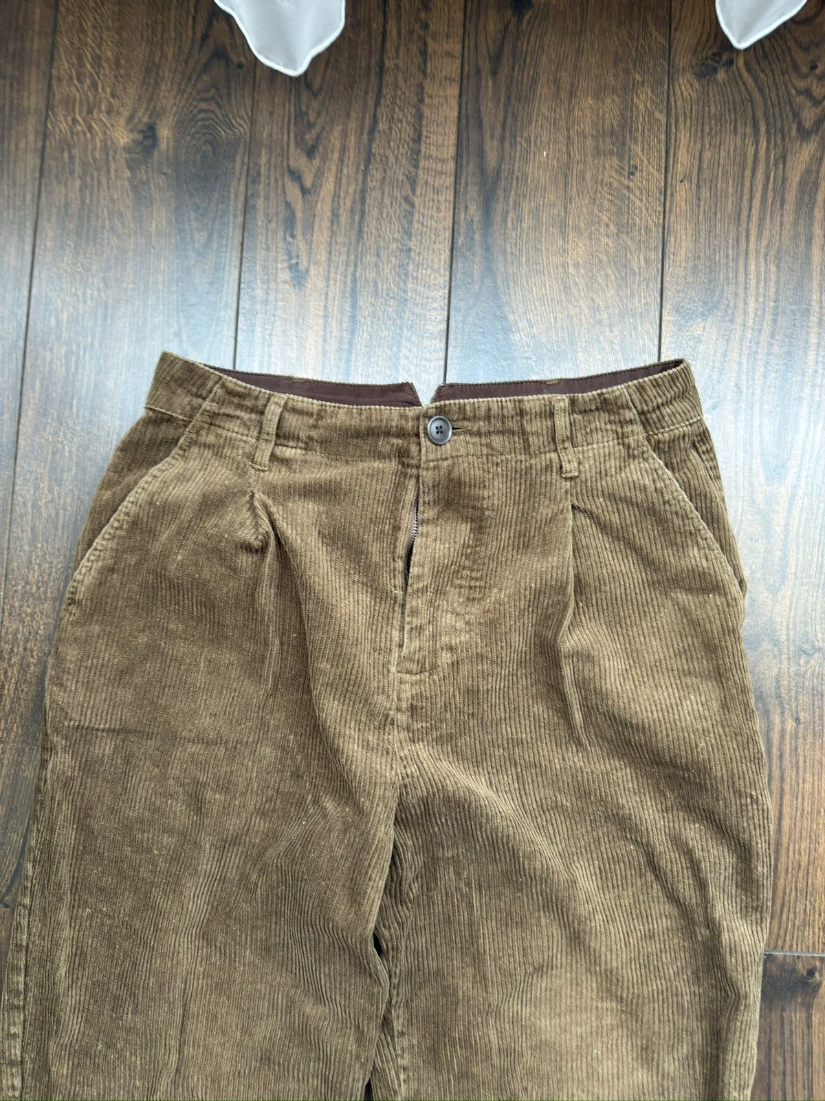 Alex Mill Alex Mill Pleated Corduroy Tapered Trousers Pants Mens Size US 30 / EU 46 - 2 Thumbnail