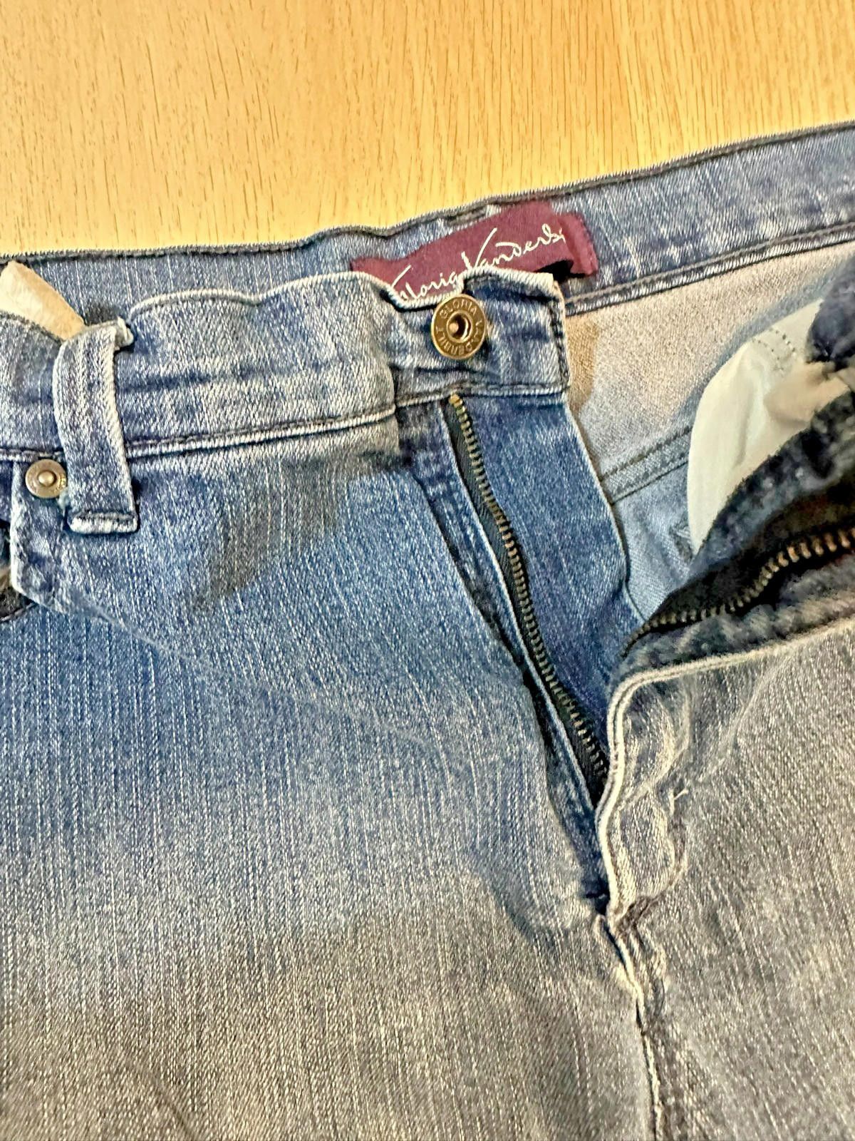 Designer Gloria Vanderbilt Amanda Classic Jeans – Size 12, Blue Size 34" / US 12 / IT 48 - 2 Thumbnail