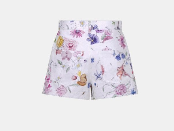 Dior o1w1db11124 Cotton Denim Short in Multicolor Size 34" / US 12 / IT 48 - 2 Thumbnail