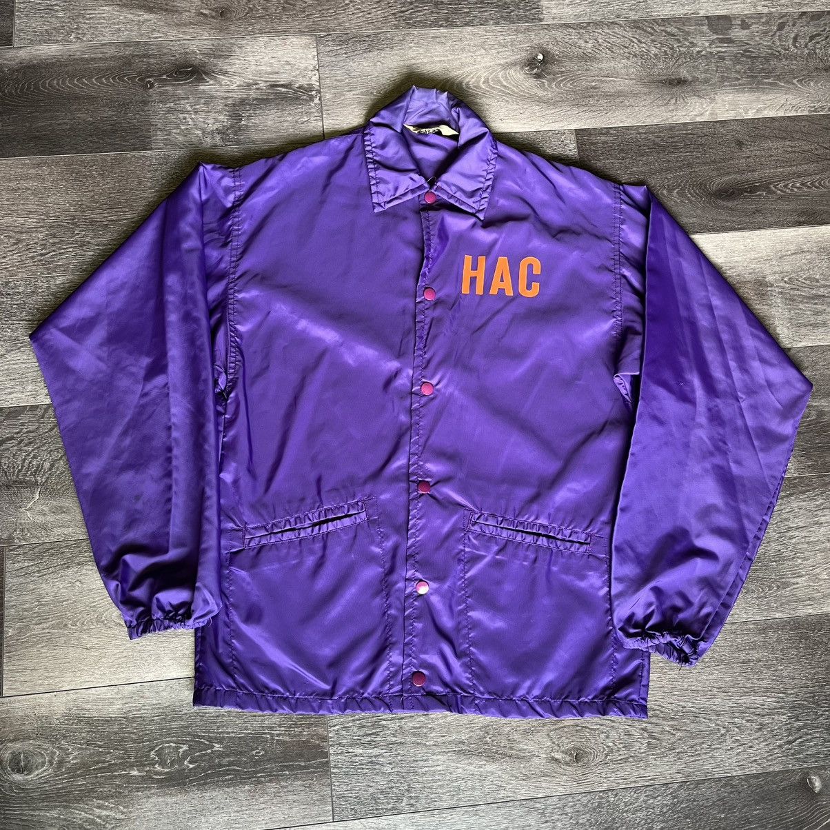 Vintage Vintage 1980s Hampton Aquatic Club Nylon Windbreaker Jacket Size US L / EU 52-54 / 3 - 2 Thumbnail