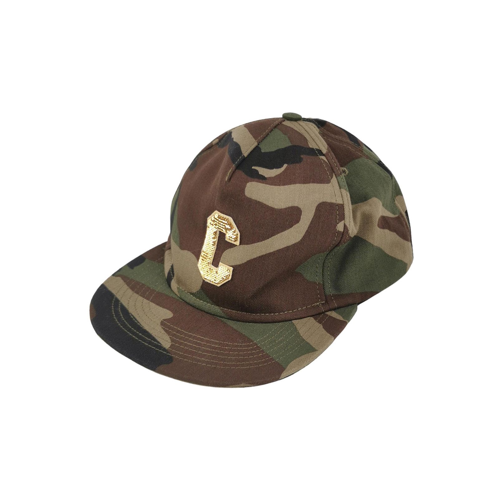 Celine Celine Camouflage Cotton Baseball Cap ONE SIZE Size ONE SIZE - 1 Thumbnail