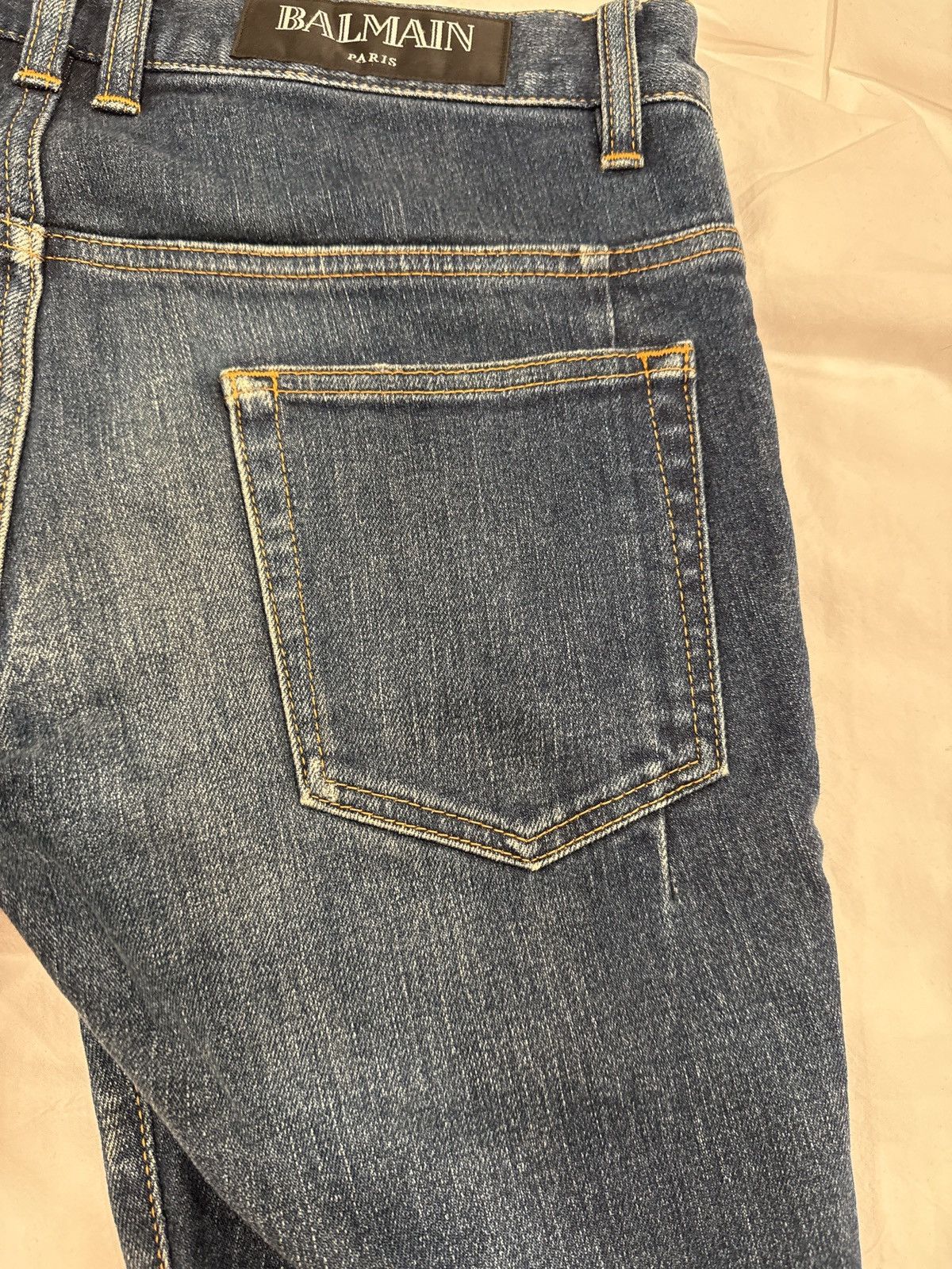 Balmain Balmain Biker Jeans Size US 28 / EU 44 - 10 Thumbnail