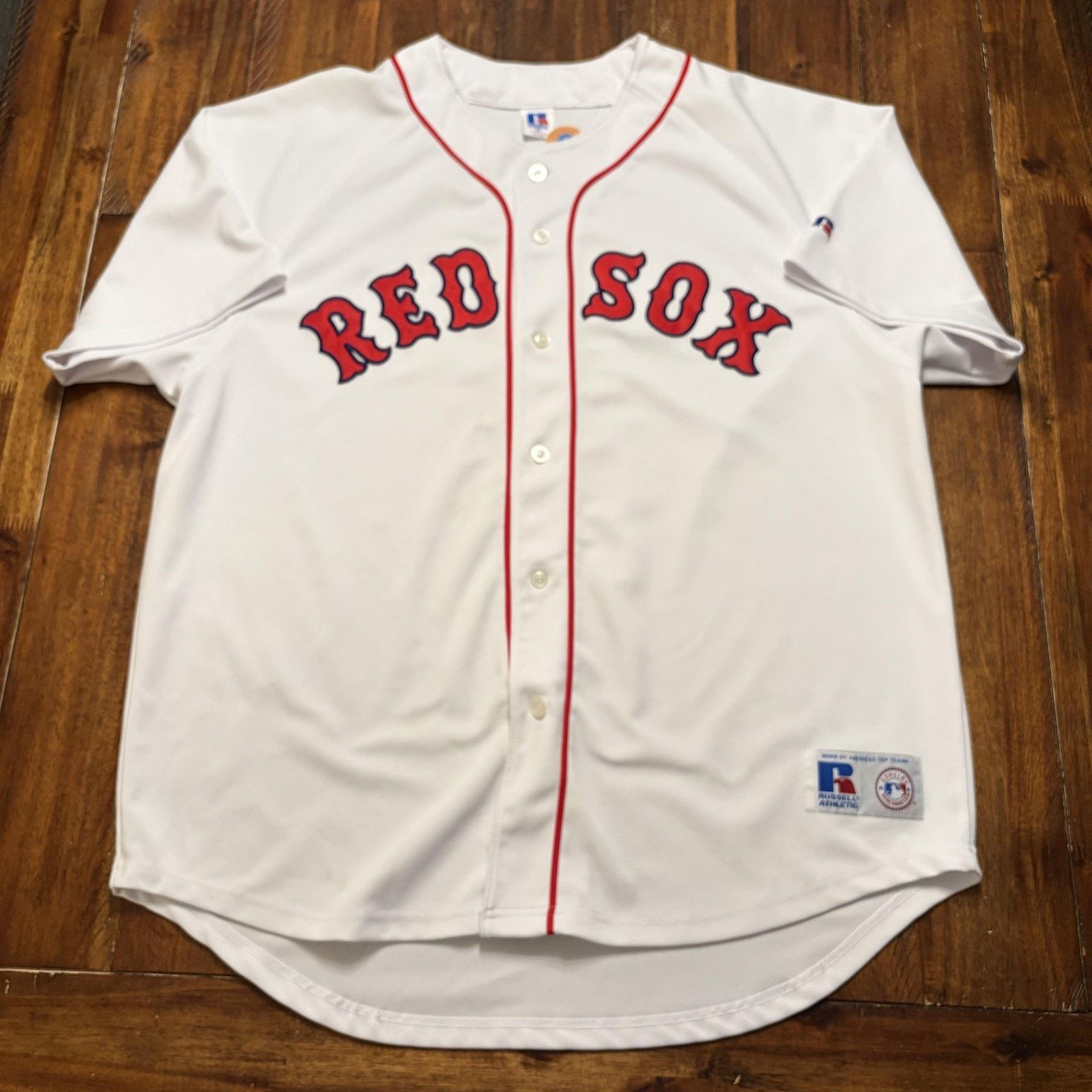 Russell Athletic Vtg Boston Red Sox Jersey Mens 2XL Russell Athletic 90s Size US XXL / EU 58 / 5 - 2 Thumbnail