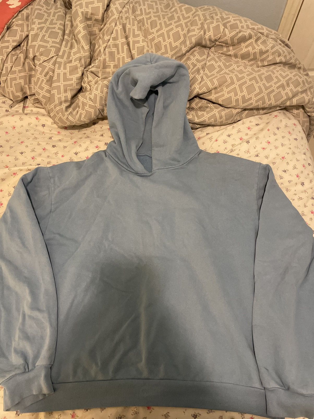image of Balenciaga Drake Free Hoover Hoodie in Light Blue, Men's (Size XL)