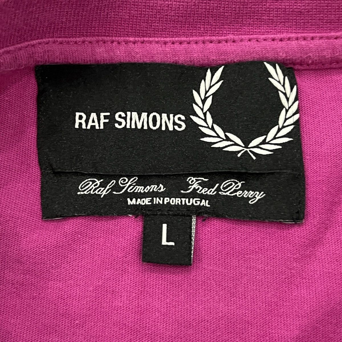 Raf Simons Raf Simons x Fred Perry Purple Portrait Print T-shirt Size US L / EU 52-54 / 3 - 8 Thumbnail