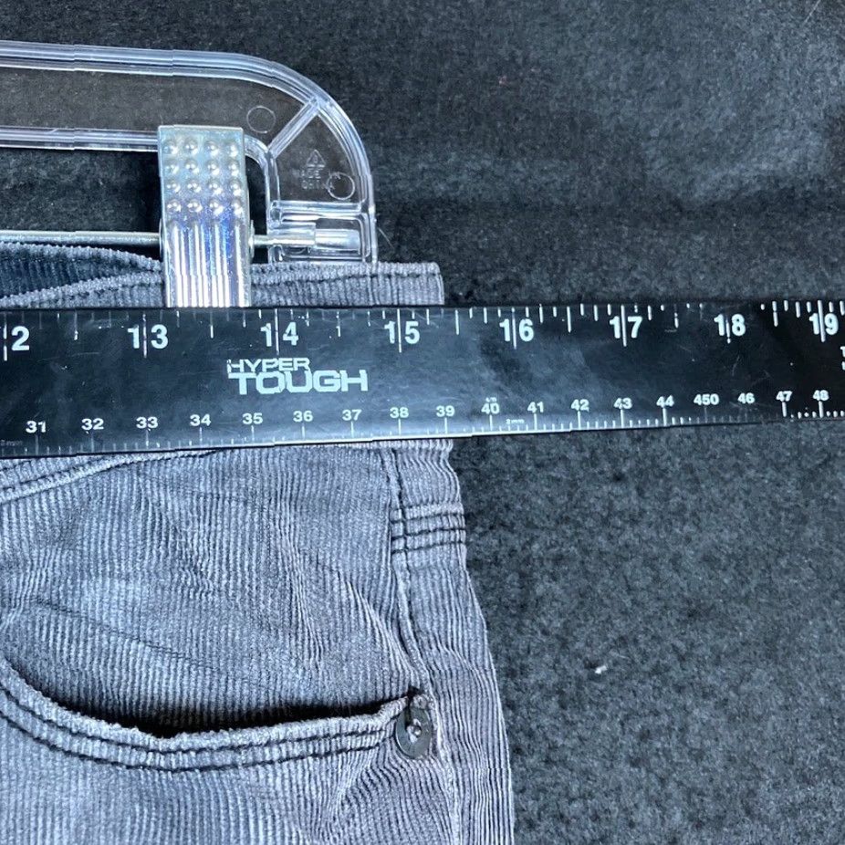 Free People VINTAGE Free People Jeans Gray Corduroy Low Rise Ankle Skinny Stretch 26 30 Regular 5-Pocket Design Mens? Girls? Wait. Size 30" / US 8 / IT 44 - 4 Thumbnail