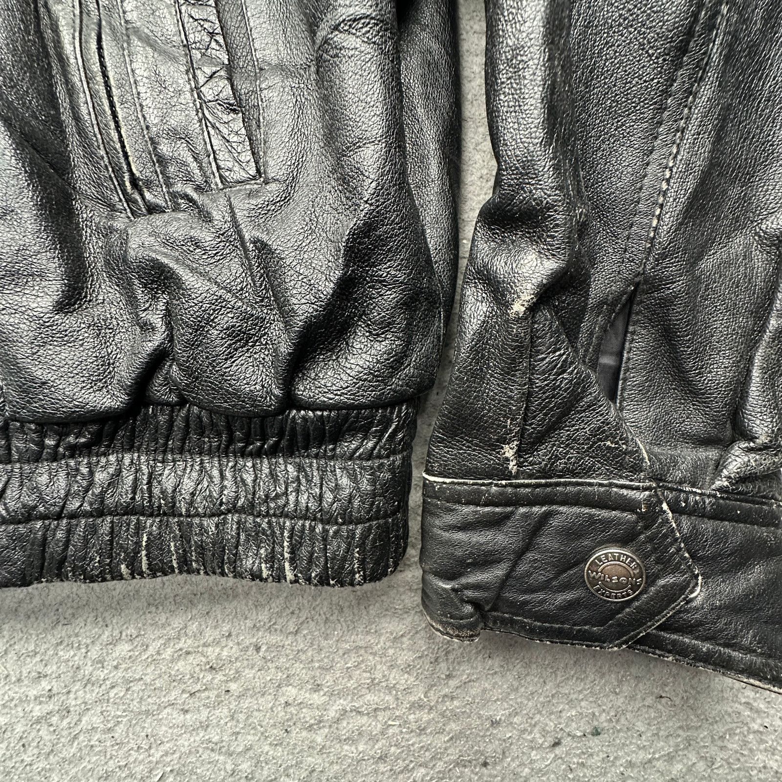 Wilsons Leather Vintage Wilsons Thinsulate Leather Bomber Jacket Mens XL Size US XL / EU 56 / 4 - 13 Thumbnail