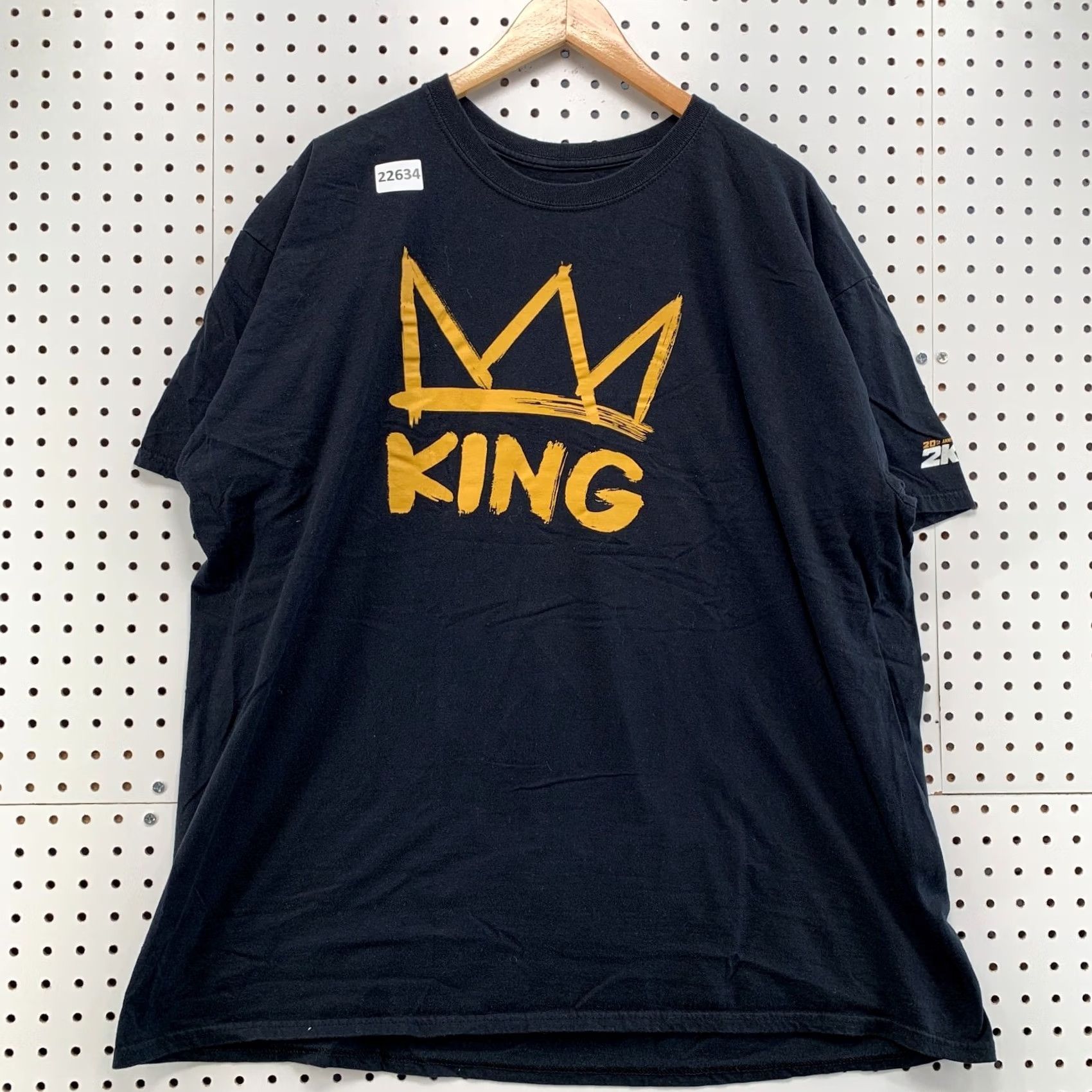 NBA 2k19 Shirt 3XL Black NBA Men KING Crown Graphic 5x30 Video Game TEE Size US XXL / EU 58 / 5 - 6 Thumbnail