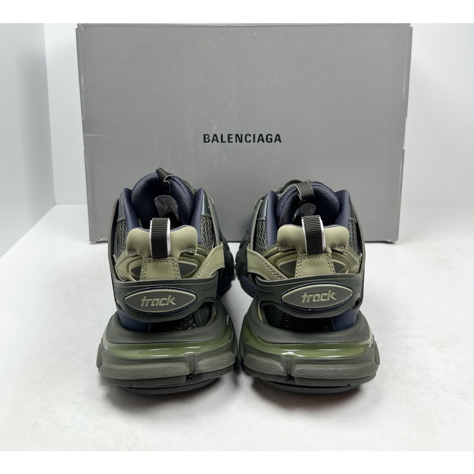 Balenciaga Size 40EU/7US - Balenciaga Track Green/Navy/Yellow NEW Size US 7 / EU 40 - 4 Thumbnail