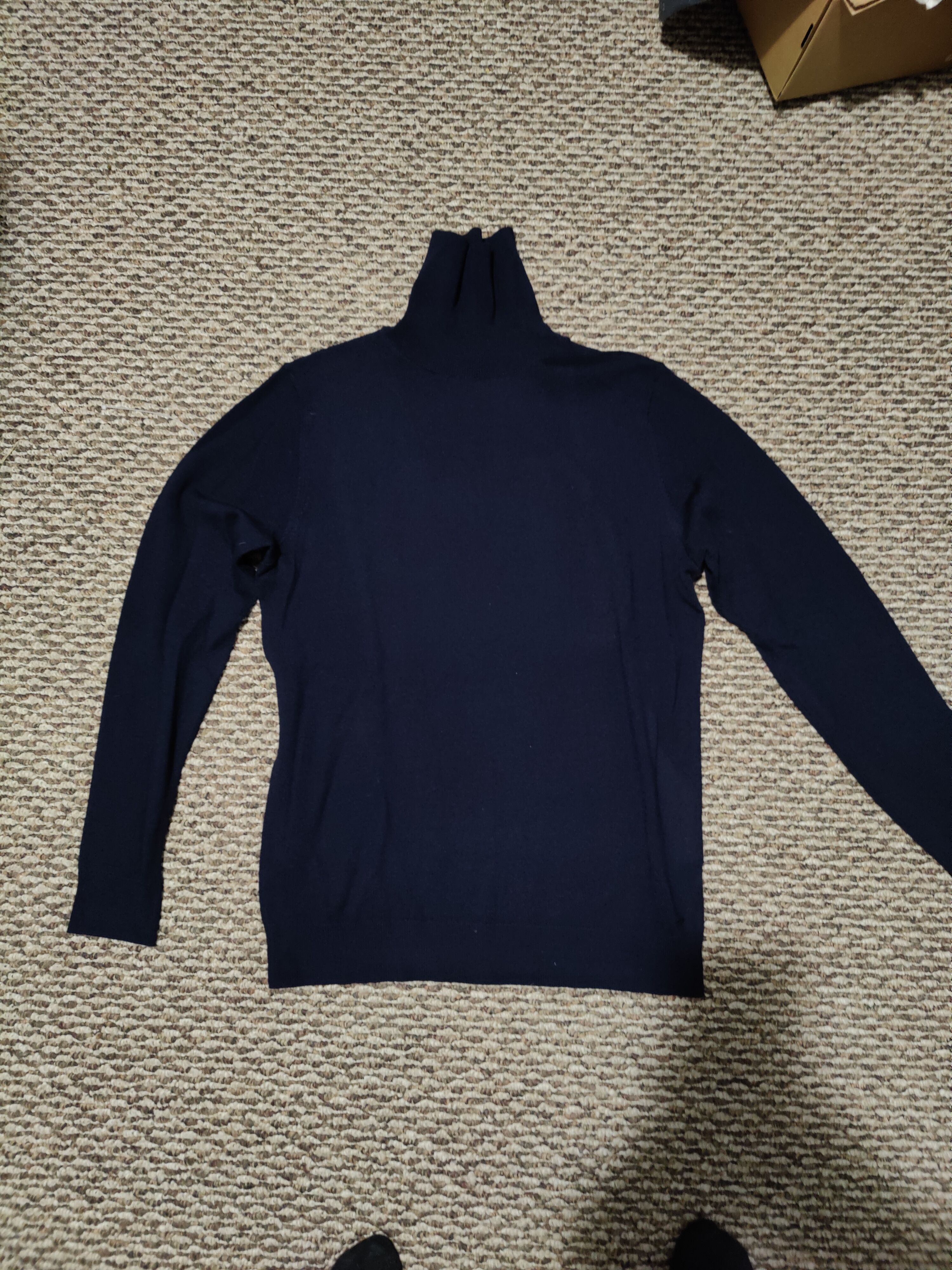 Other Dstrezzed navy blue merino wool rollneck sweater Size US XL / EU 56 / 4 - 1 Thumbnail