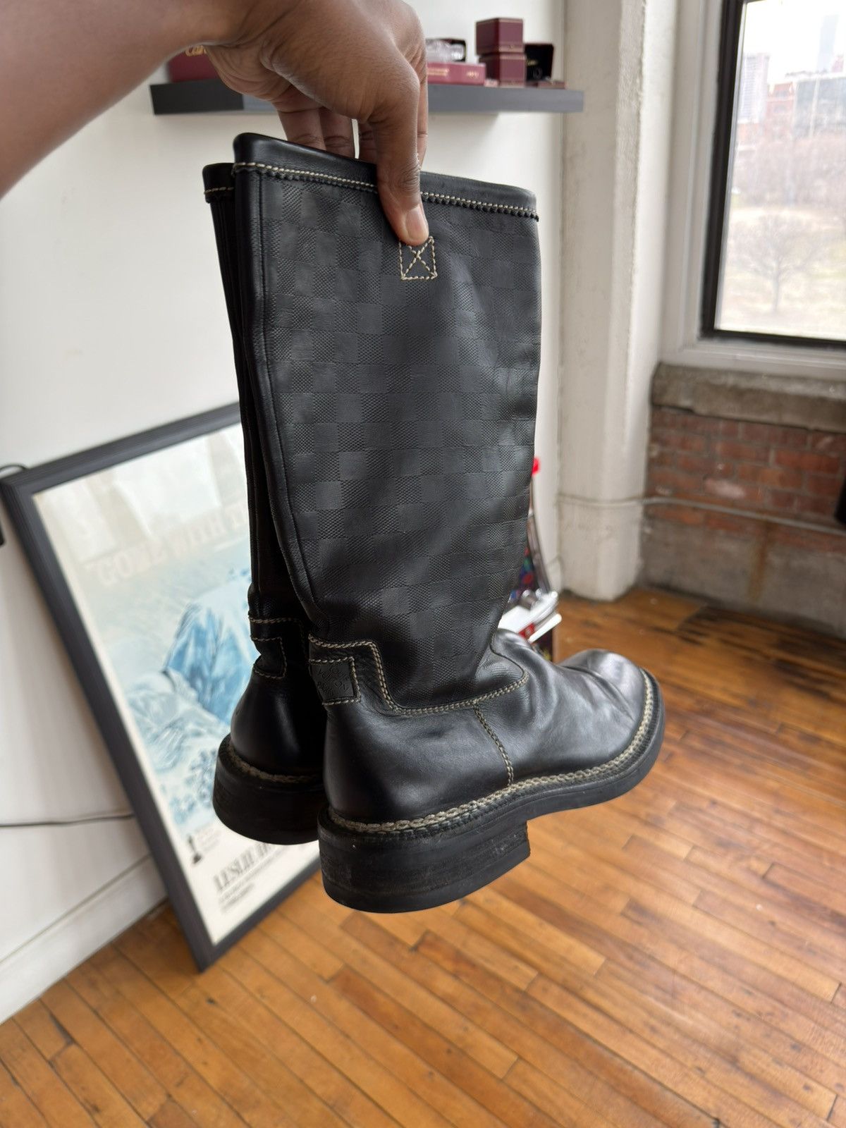 Louis Vuitton Mens Leather louis Vuitton Boots Size US 11 / EU 44 - 5 Thumbnail
