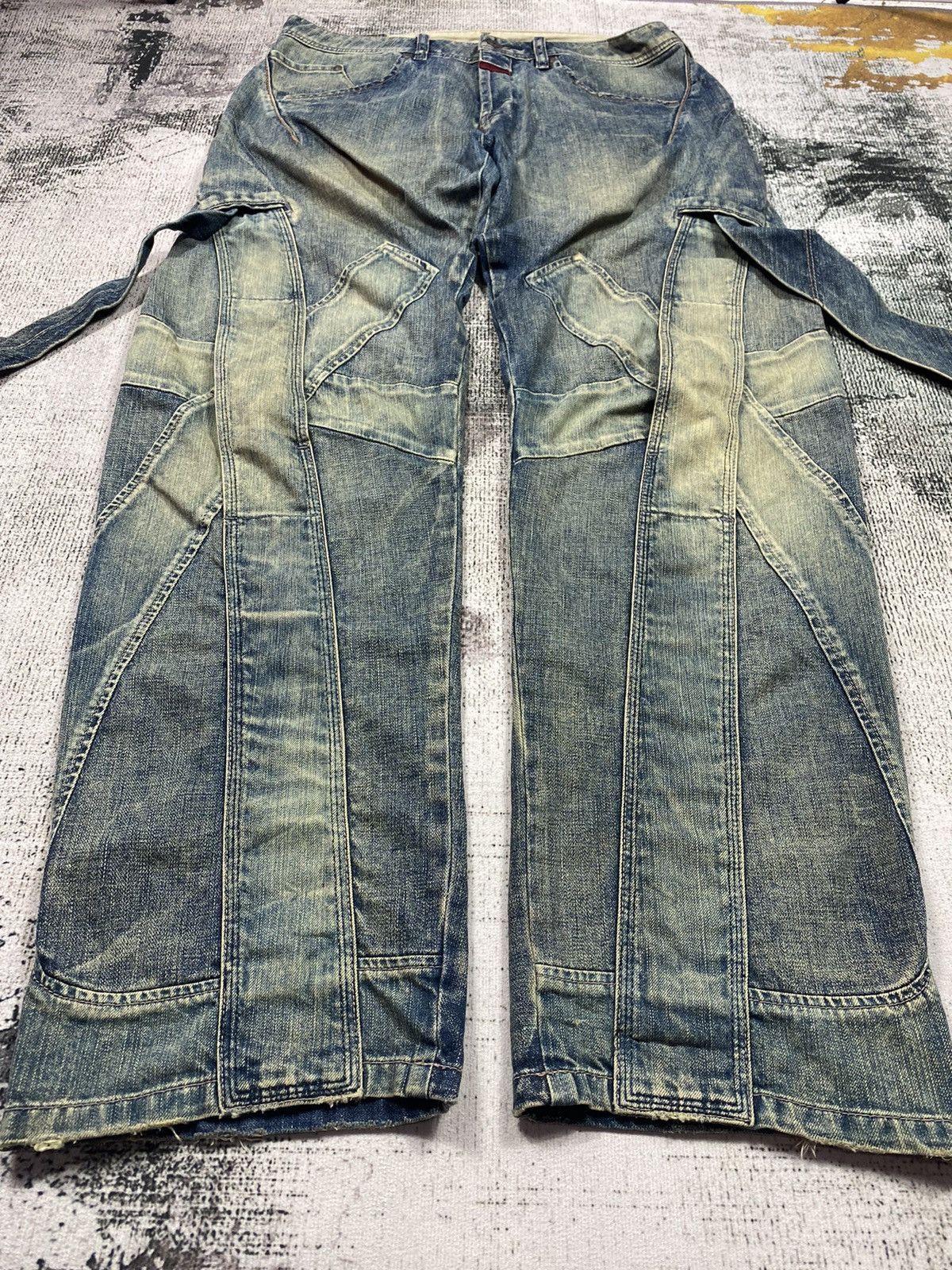 Marithe + Francois Girbaud GRAIL🔥M+FG Archieve Multi Pocket Bondage Flight Baggy Pants Size US 34 / EU 50 - 4 Thumbnail