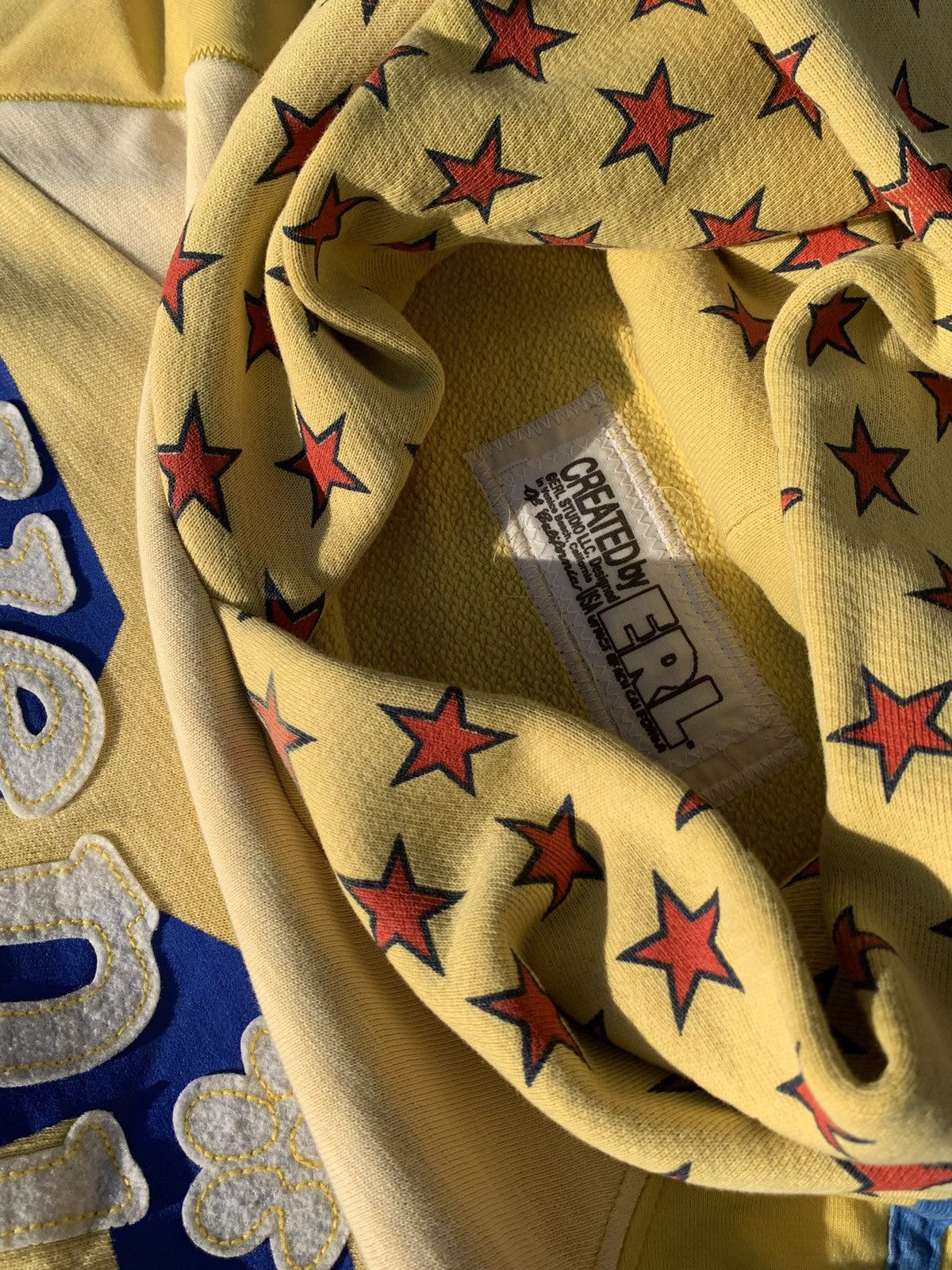 ERL ERL x SSENSE XX yellow “Be Nice” Hoodie Size US M / EU 48-50 / 2 - 11 Thumbnail