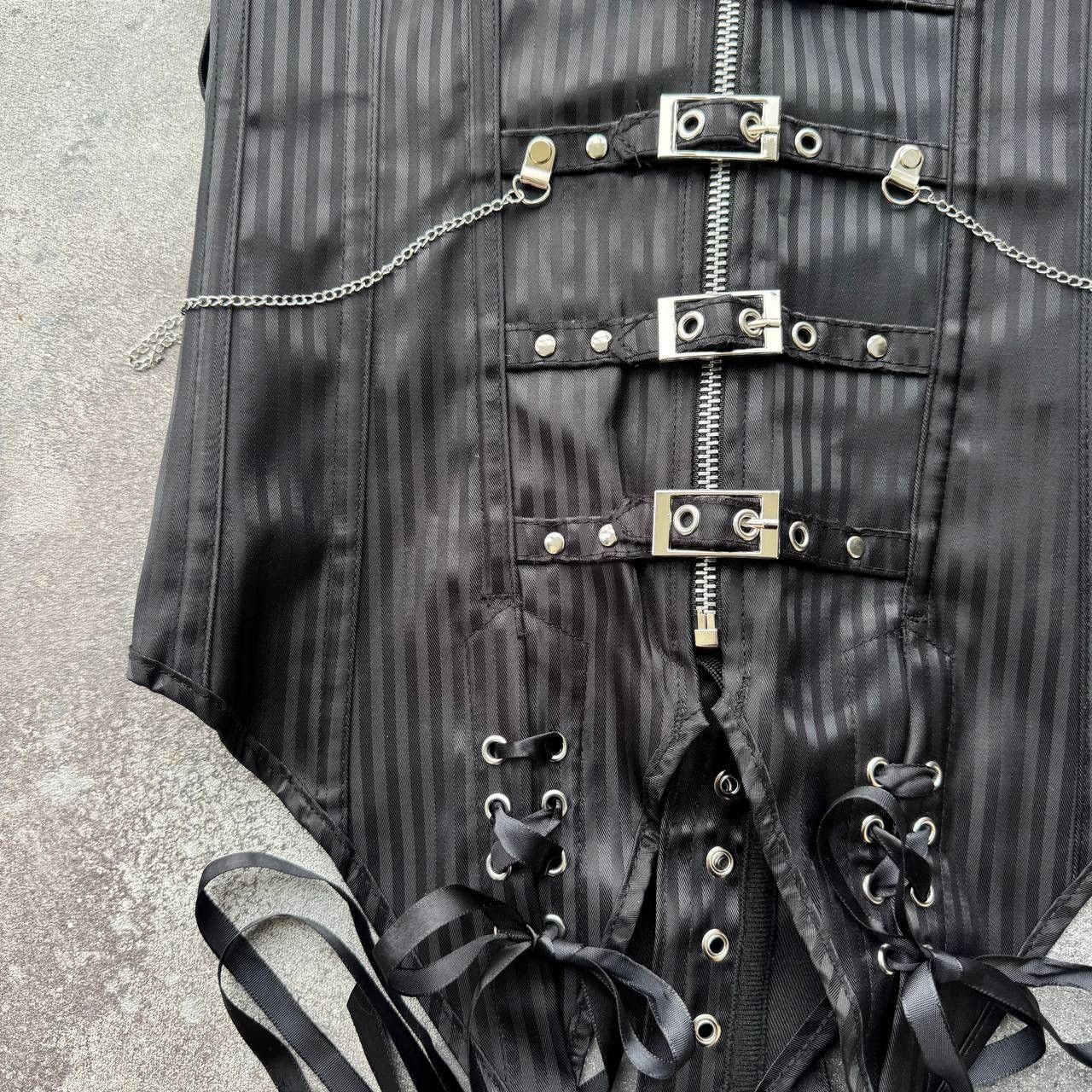 20471120 Amazing Gothic Super Sexy Corset Top Size M / US 6-8 / IT 42-44 - 6 Thumbnail