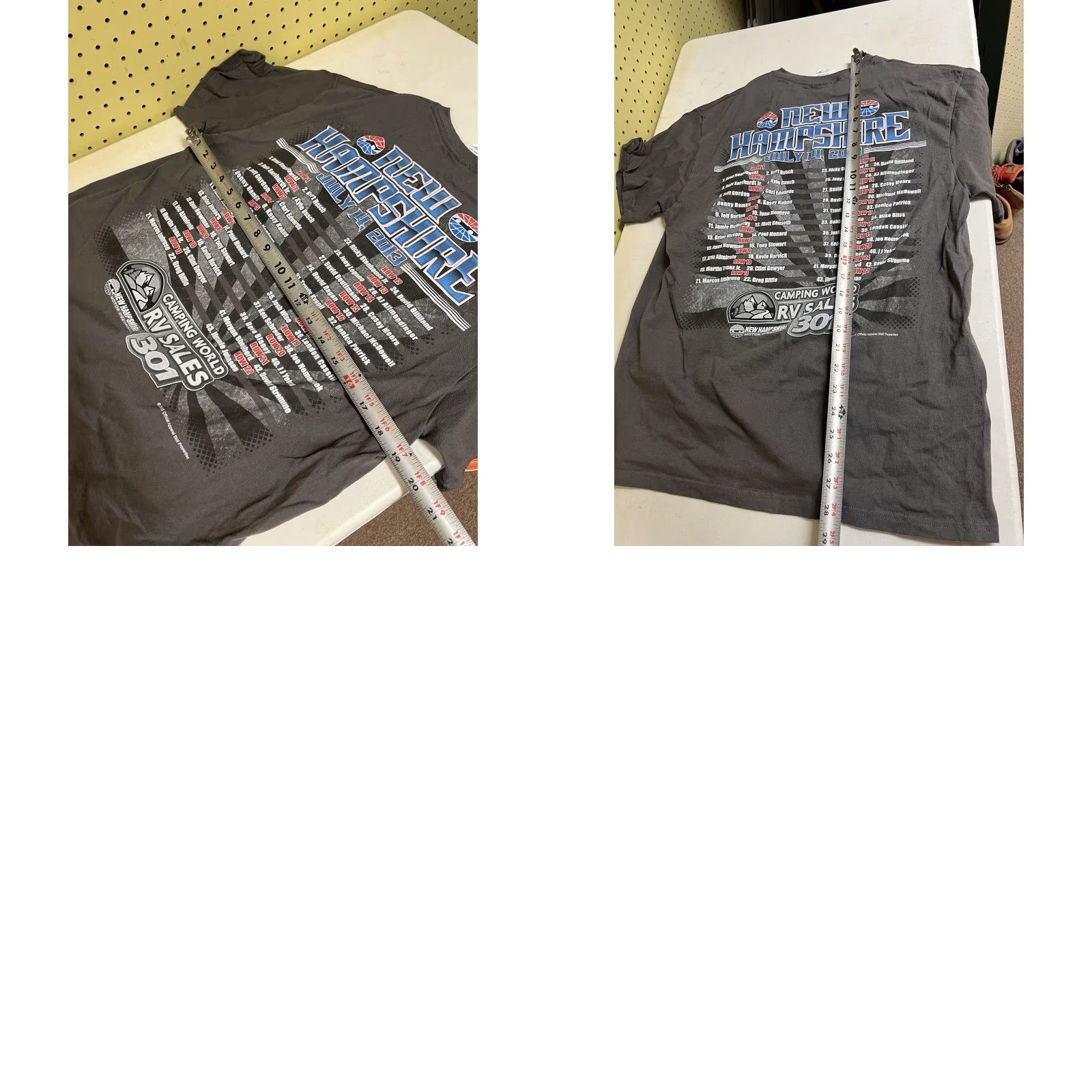 Chase Authentics Nascar Chase Authentics T-Shirt Gray Size L Men 2-Sided New Hampshire NH Motor Speedway 2010-2019 Vintage No Size US L / EU 52-54 / 3 - 8 Thumbnail