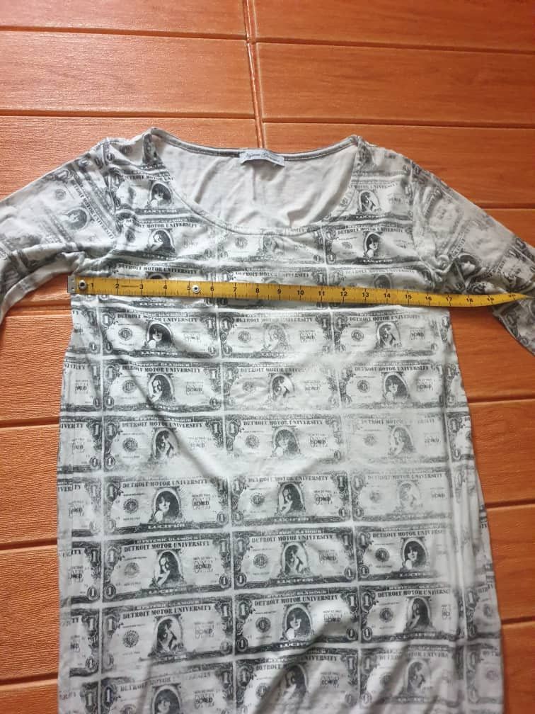 Hysteric Glamour 💥Hysteric Glamour Monogram dollar money dress shirt Size M / US 6-8 / IT 42-44 - 8 Thumbnail