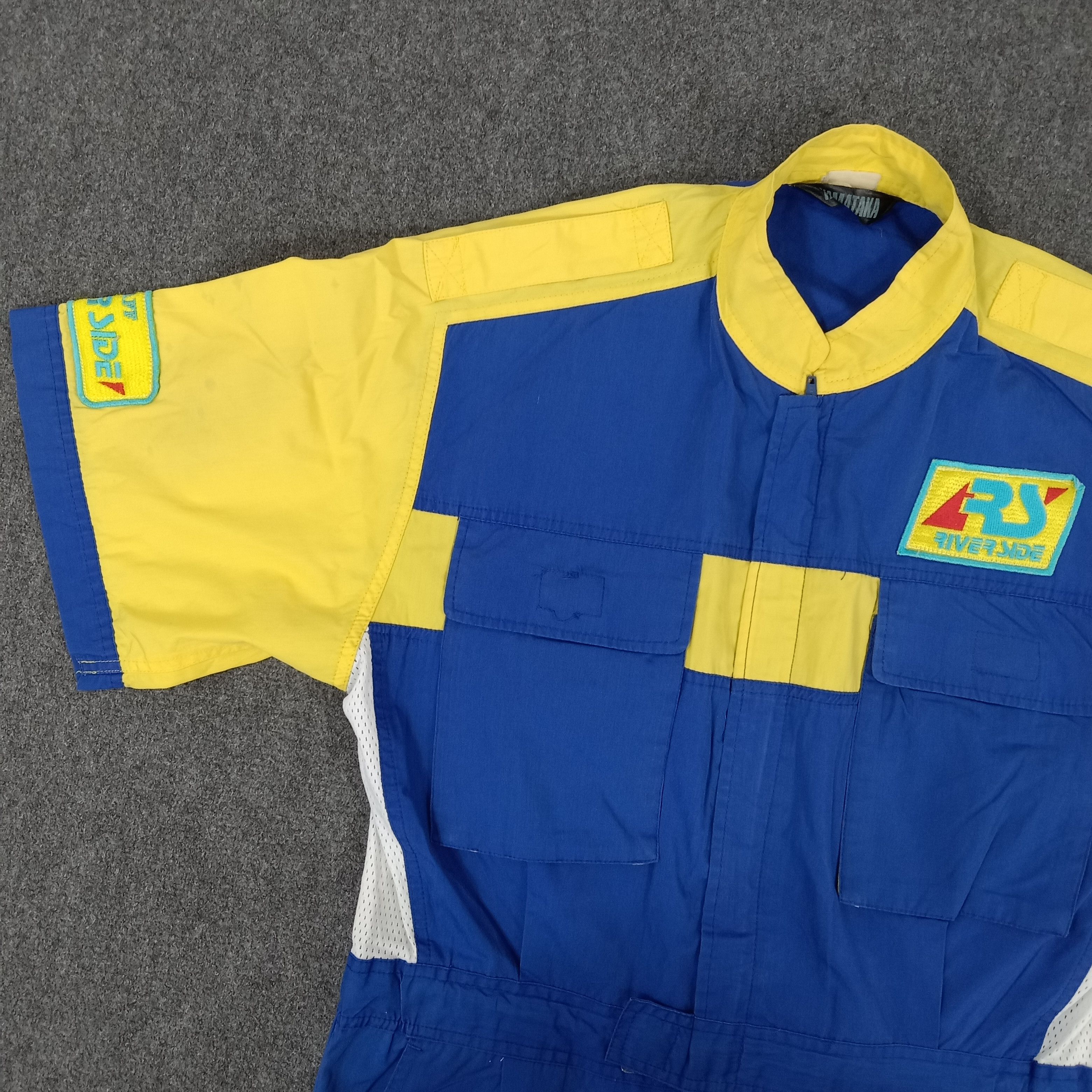 Japanese Brand × Vintage River Side Japanese Motorsports Coverall Jacket Size US M / EU 48-50 / 2 - 6 Thumbnail