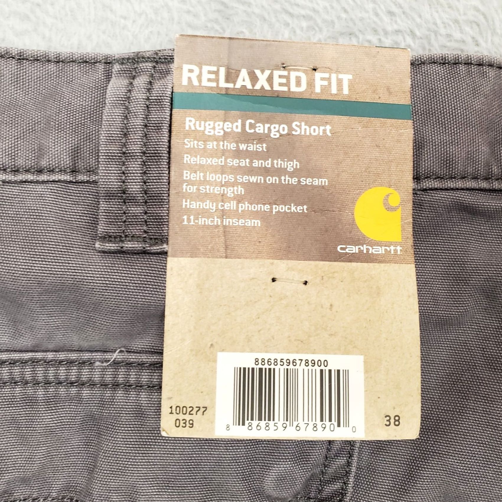 Carhartt Carhartt Cargo Shorts Mens 38 Gray Relaxed Fit Work Casual Utility Pants NWT Size US 38 / EU 54 - 6 Thumbnail