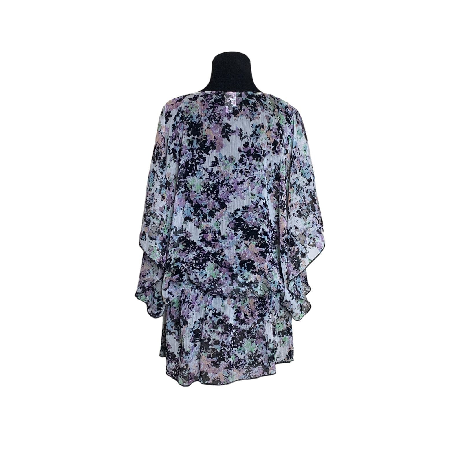 Badgley Mischka Badgley Mischka Fiona sheer floral Fiona Tunic size Large Size L / US 10 / IT 46 - 2 Thumbnail