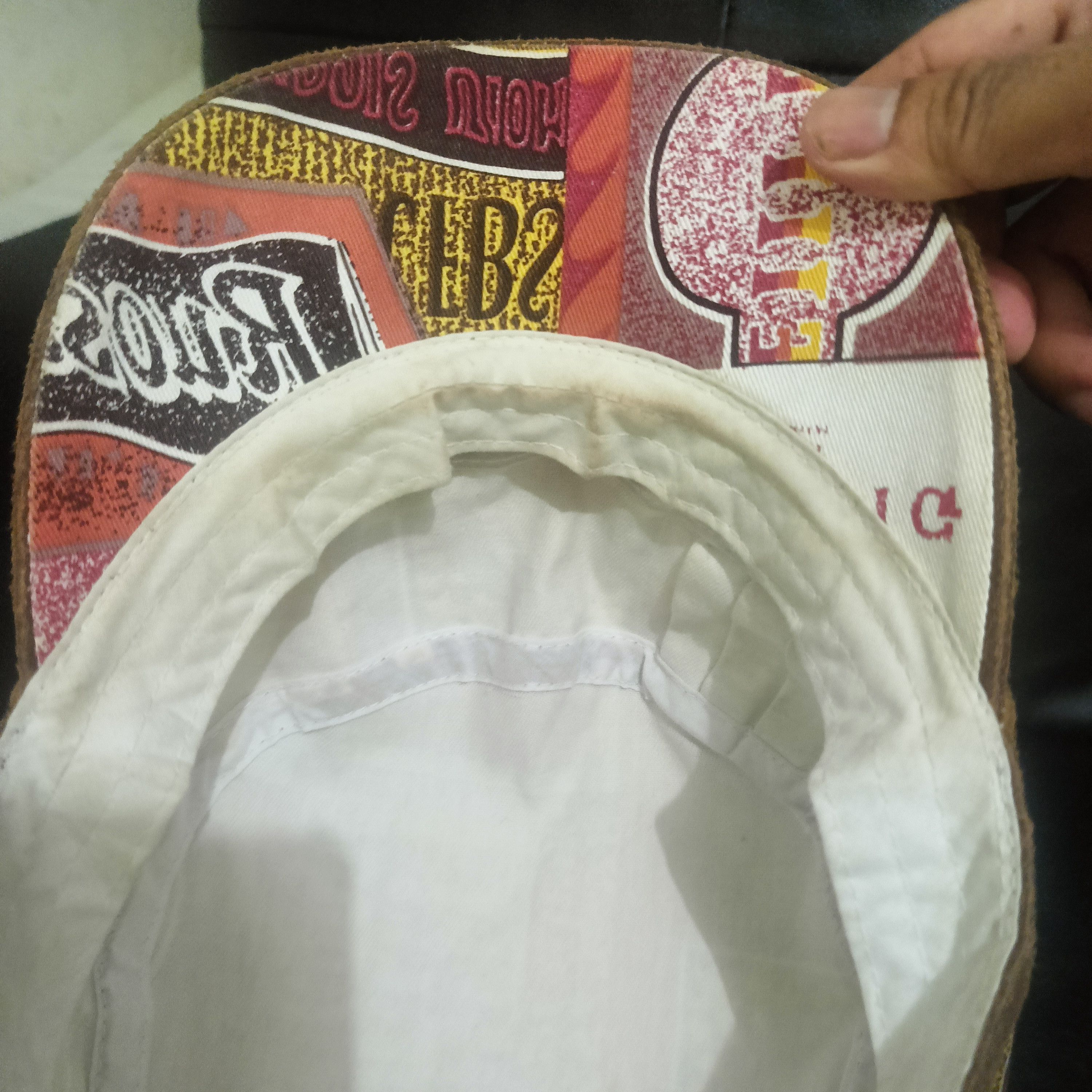Jean-Michel Basquiat Rare Design Jean Michel Basquiat Full Cap rubber adjustable Size ONE SIZE - 6 Thumbnail