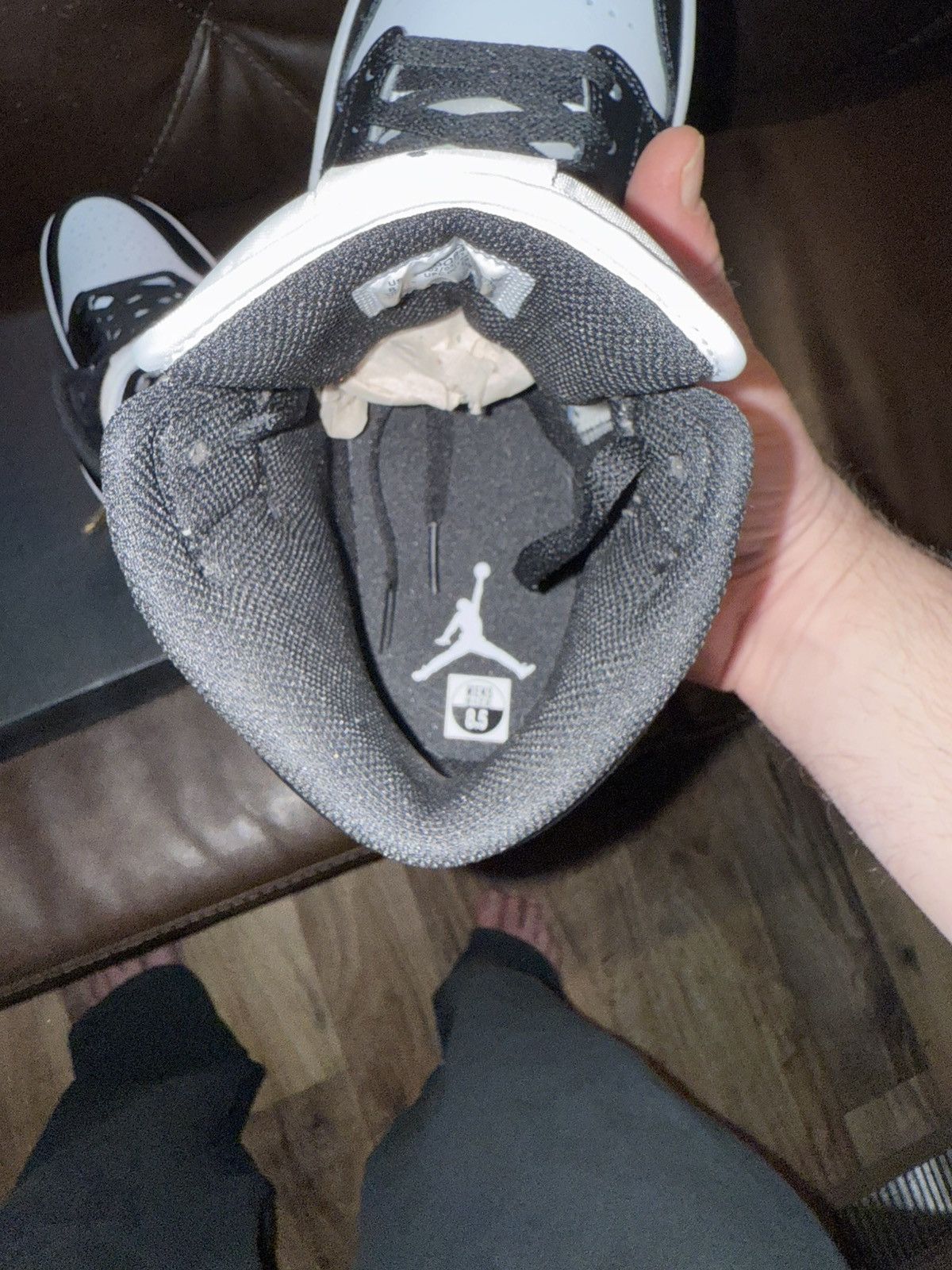 Jordan Brand Nike Air Jordan retro 1 “Baron” mid-top shoes, NEW w/box 8.5 Size US 8.5 / EU 41-42 - 20 Thumbnail