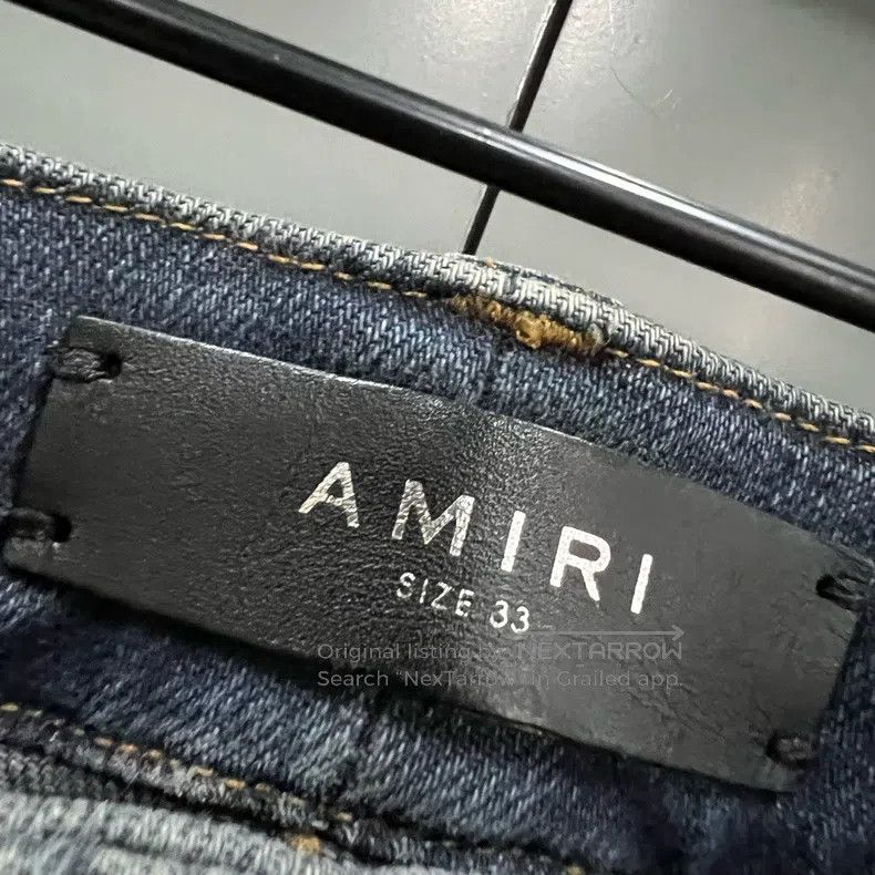 Amiri Amiri Vintage blue destroyed denim pants Size US 33 - 2 Thumbnail