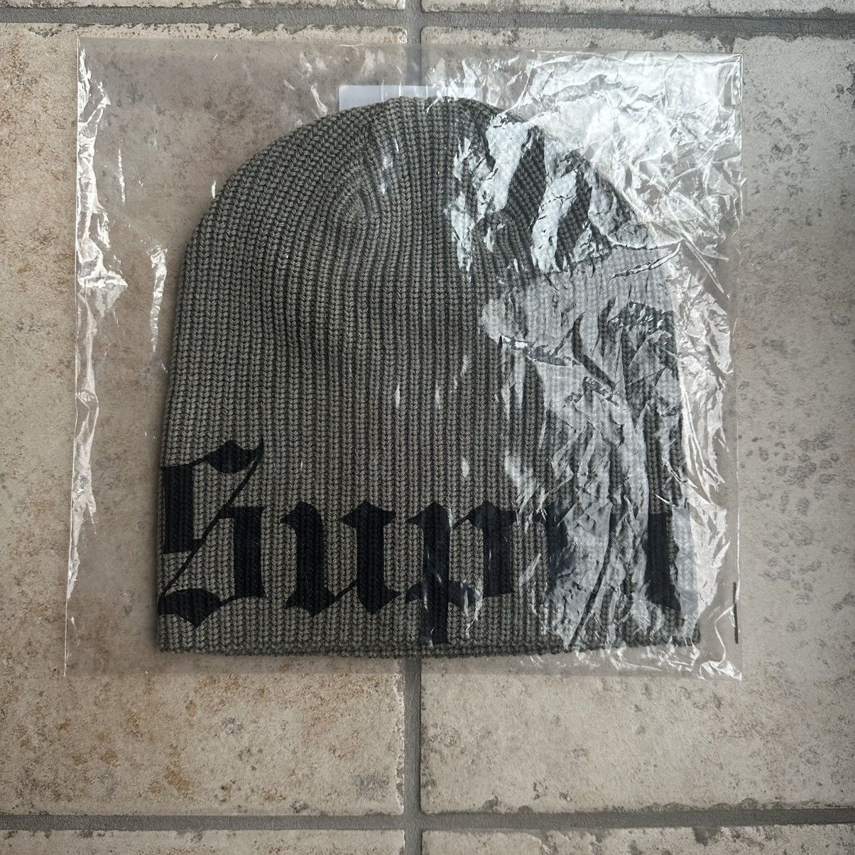 Supreme Supreme Old English Printed Beanie (SS26) Olive | Grailed