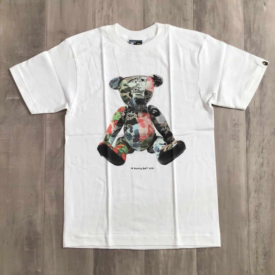 Bape 2004 BAPE BEAR T-shirt a bathing ape NIGO BAPE STA CAMO NIGO Size US S / EU 44-46 / 1 - 1 Thumbnail