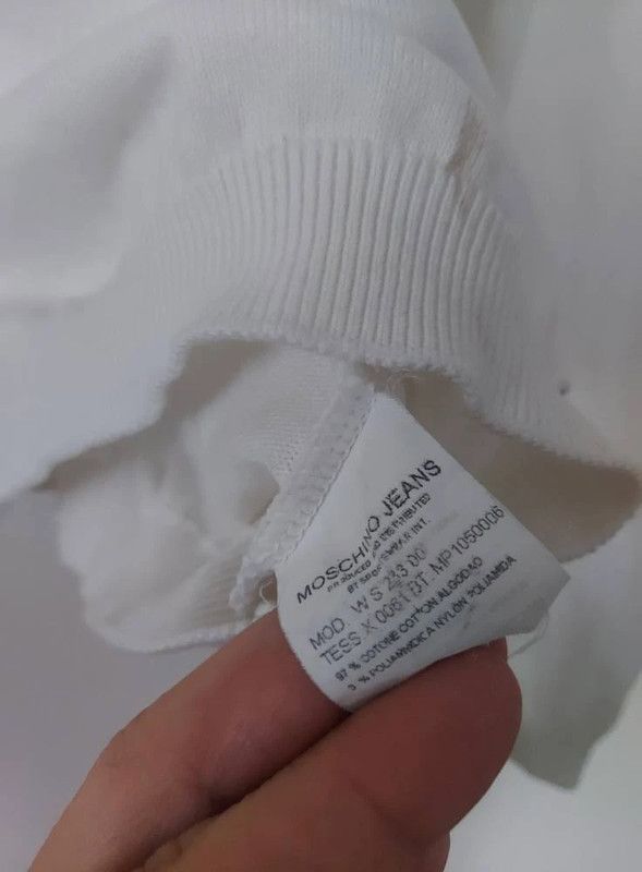 Moschino Moschino white jumper vintage M Size M / US 6-8 / IT 42-44 - 6 Thumbnail