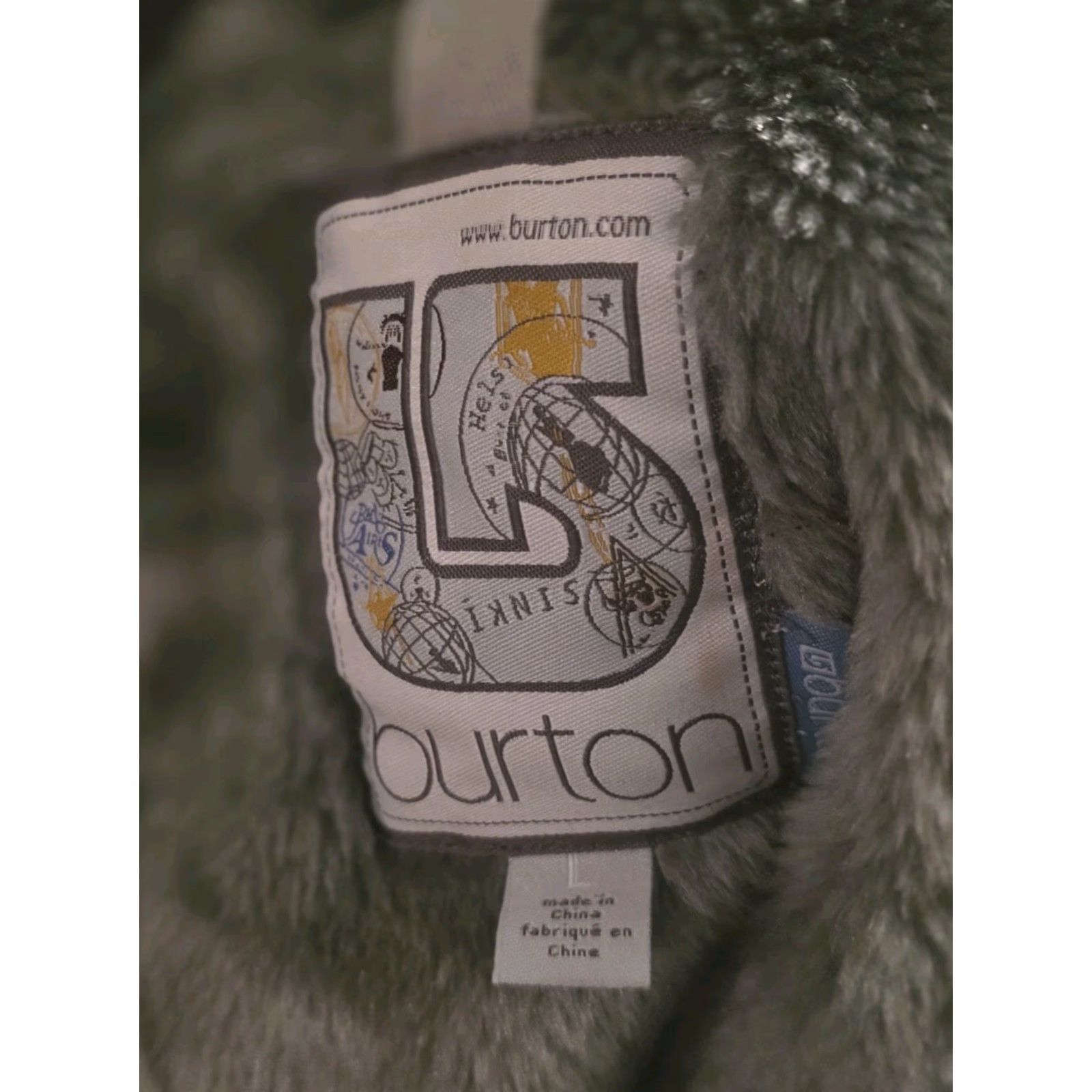 Burton Burton Women Coat Nylon Black Long Sleeve Zip Pockets Regular Size L Classic Insulated Ski Snowboarding Jacket Coat - Colorful Size L / US 10 / IT 46 - 5 Thumbnail