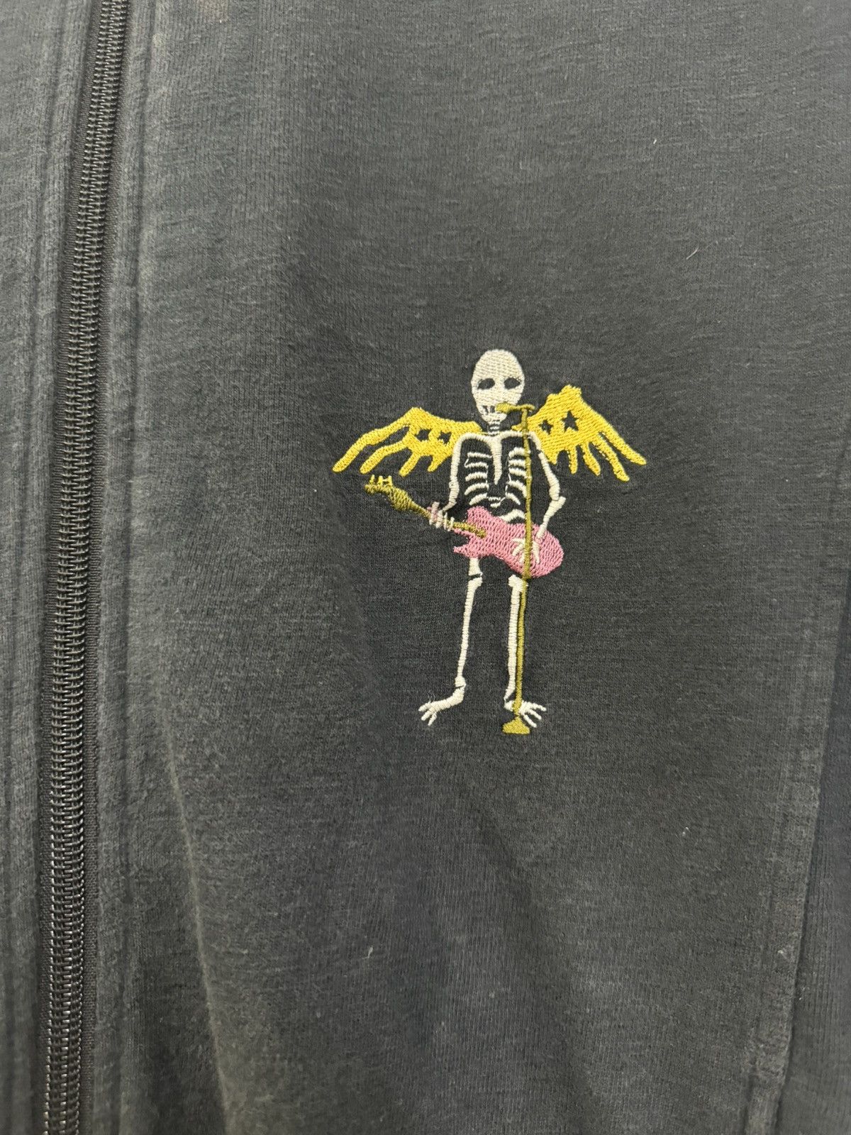 PPFM 💥 PPFM ROCK & ROLL SKELETON WINGS PLAY GUITAR & DRUM HOODIE Size US M / EU 48-50 / 2 - 4 Thumbnail