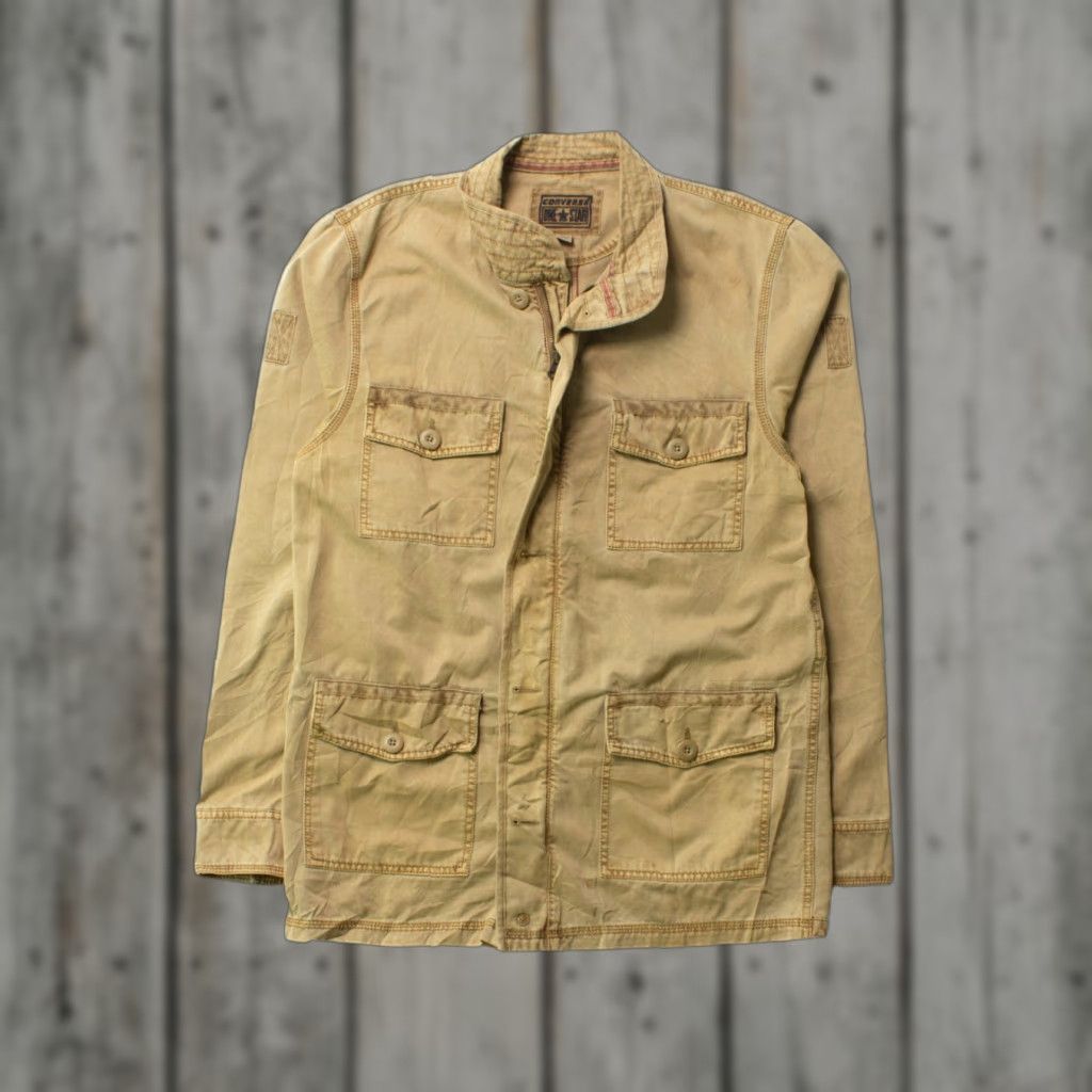 Converse VINTAGE Converse Chore Coat Shirt Mens Small Brown Cotton 2000s Size US S / EU 44-46 / 1 - 1 Thumbnail