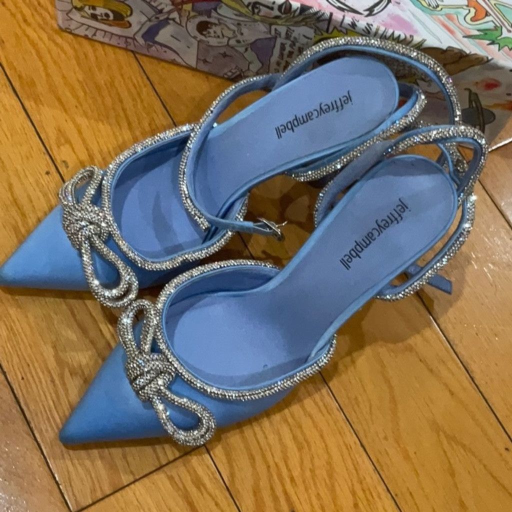 Jeffrey Campbell Jeffrey Campbell Apresdouze Heel in Baby Blue, Size: 8 Size US 8 / IT 38 - 5 Thumbnail