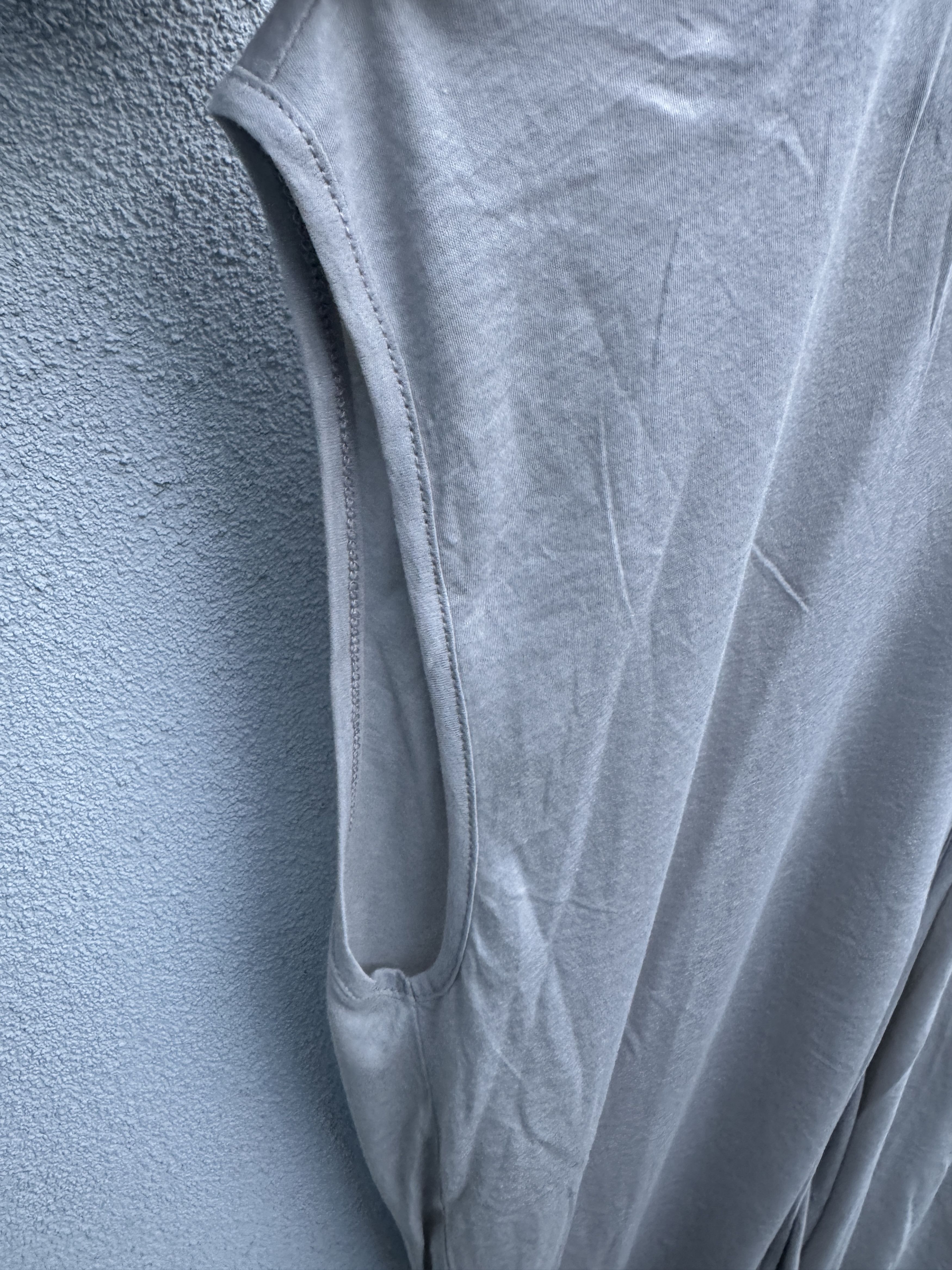 Thom Krom Thom Krom Grey Ultra Light Cotton Quality Long Tank Top L Size L / US 10 / IT 46 - 9 Thumbnail