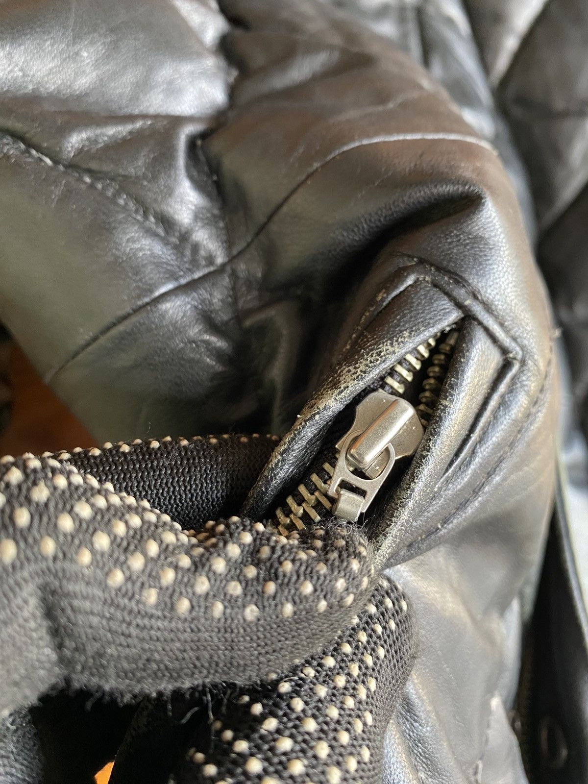 Redmoon Redmoon Quilted Leather Jacket Black Japanese Leather Size US S / EU 44-46 / 1 - 14 Thumbnail