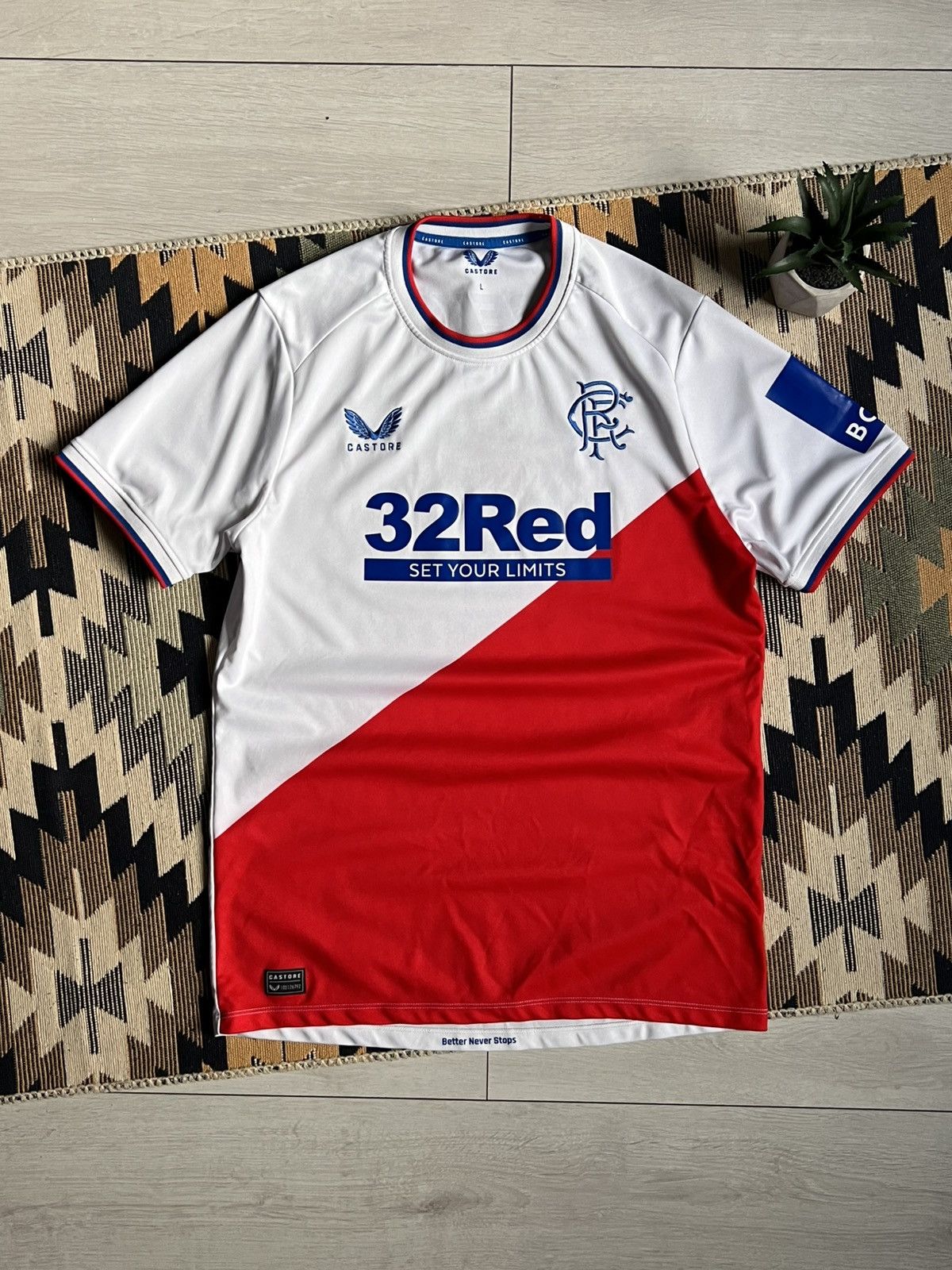 Castore Raingers Castore 2021/22 Blokecore Soccer Away Jersey Size US L / EU 52-54 / 3 - 1 Thumbnail