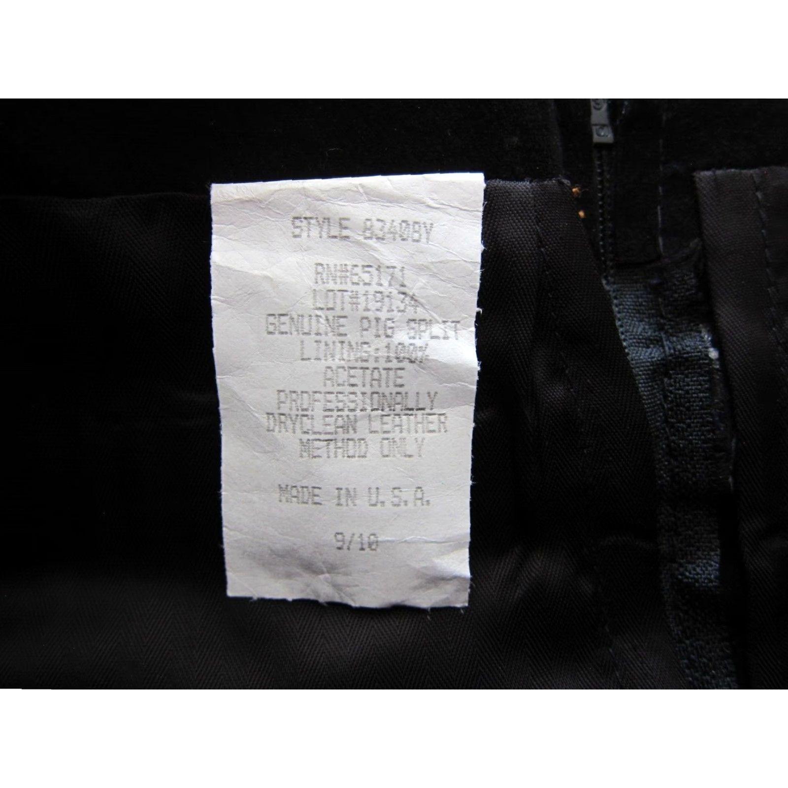 Vintage VINTAGE Frontier Collection Skirt Wrap Women M Black Leather Long Western Wrap Skirt Mens Womens Size 32" / US 10 / IT 46 - 4 Thumbnail