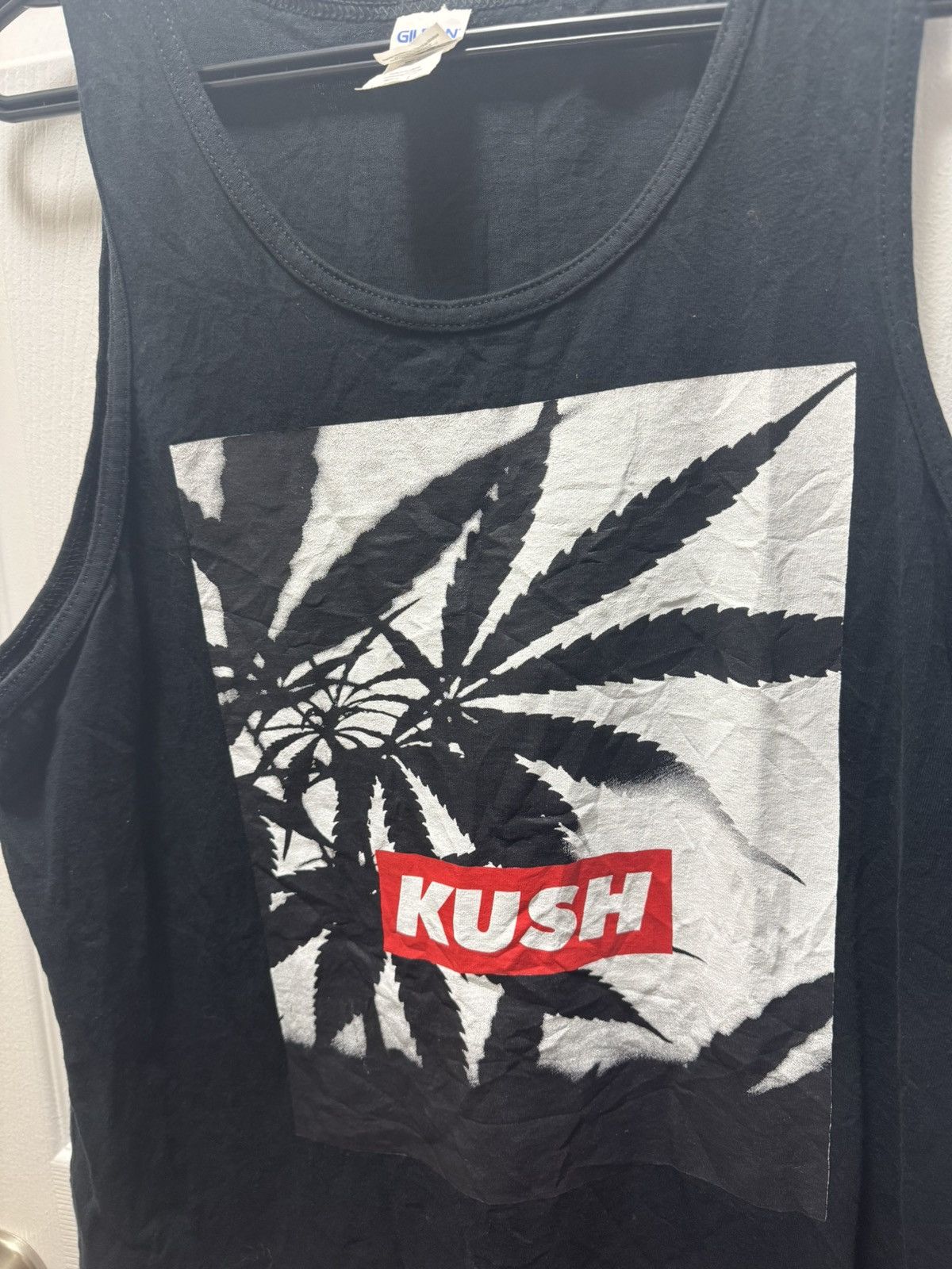 Gildan Gildan Vintage Kush Weed Leaf 2000s Supreme YOLO SWAG Tank Size US L / EU 52-54 / 3 - 2 Thumbnail