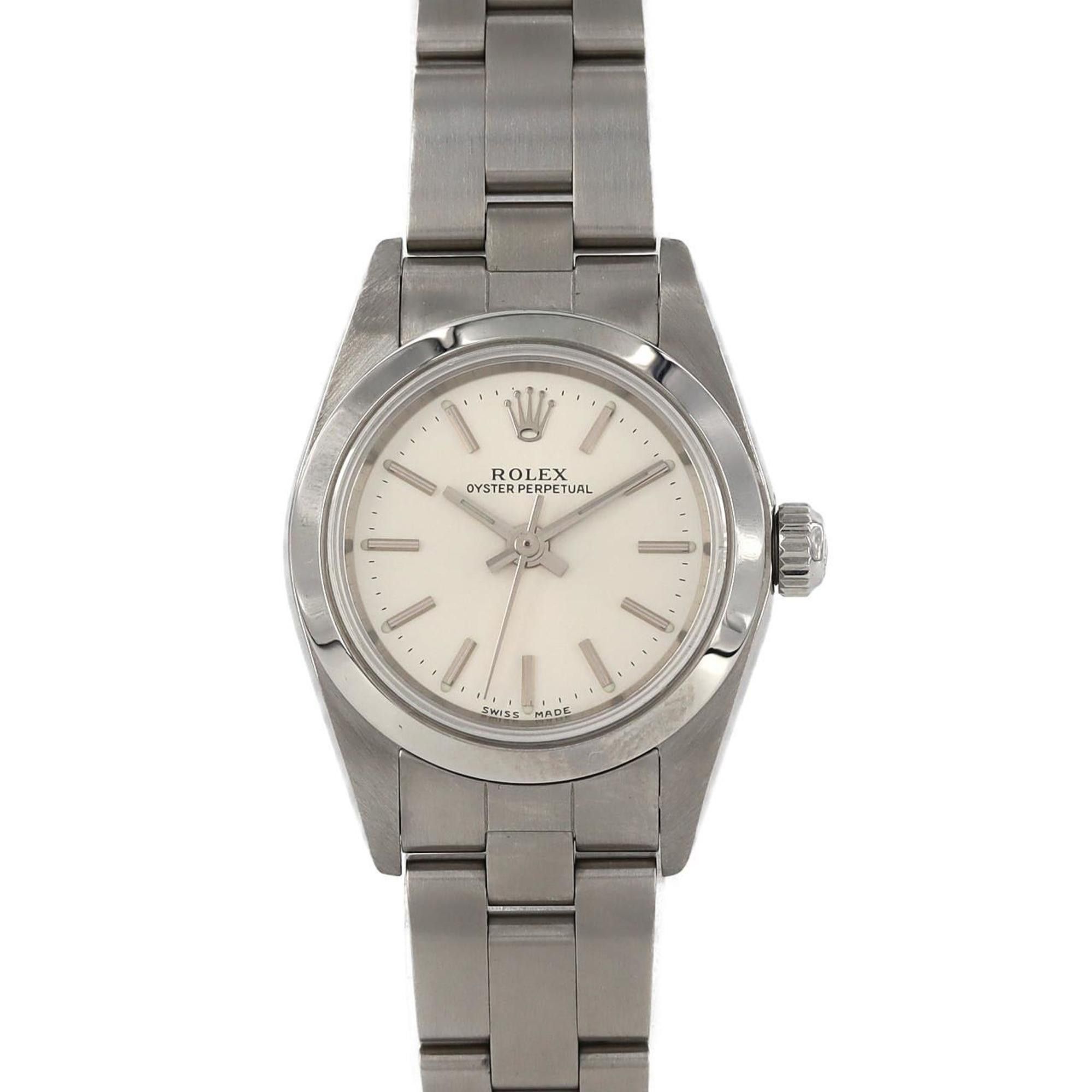 Rolex Oyster Perpetual 76080 Ss Automatic Watch A Series in Silver, Women's