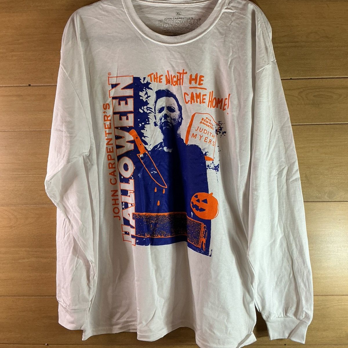 Other Halloween Men’s XL Graphic Long Sleeve Tee White movie NWOT Size US XL / EU 56 / 4 - 1 Thumbnail