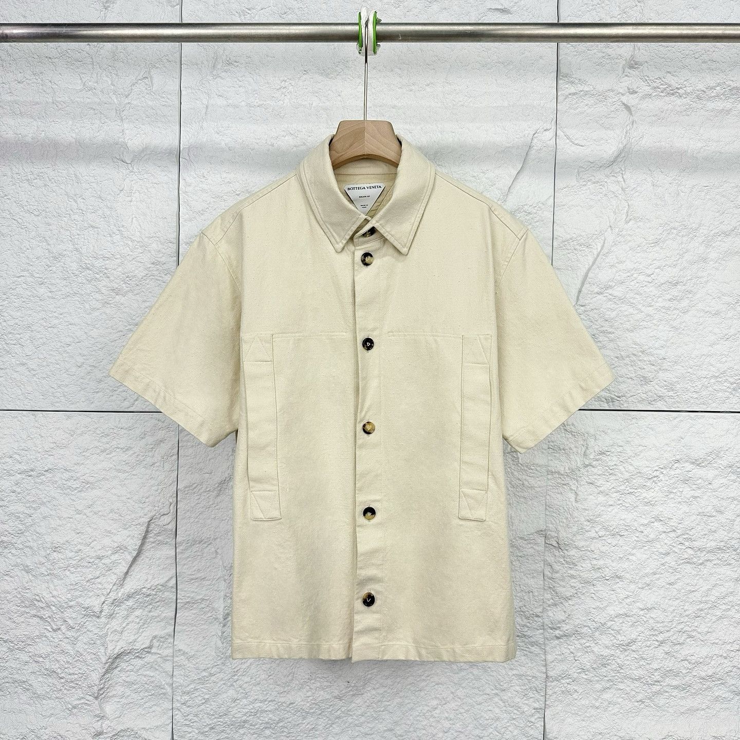 Bottega Veneta Bottega Veneta Cotton Button Up Shirt Size 50 Size US M / EU 48-50 / 2 - 1 Thumbnail