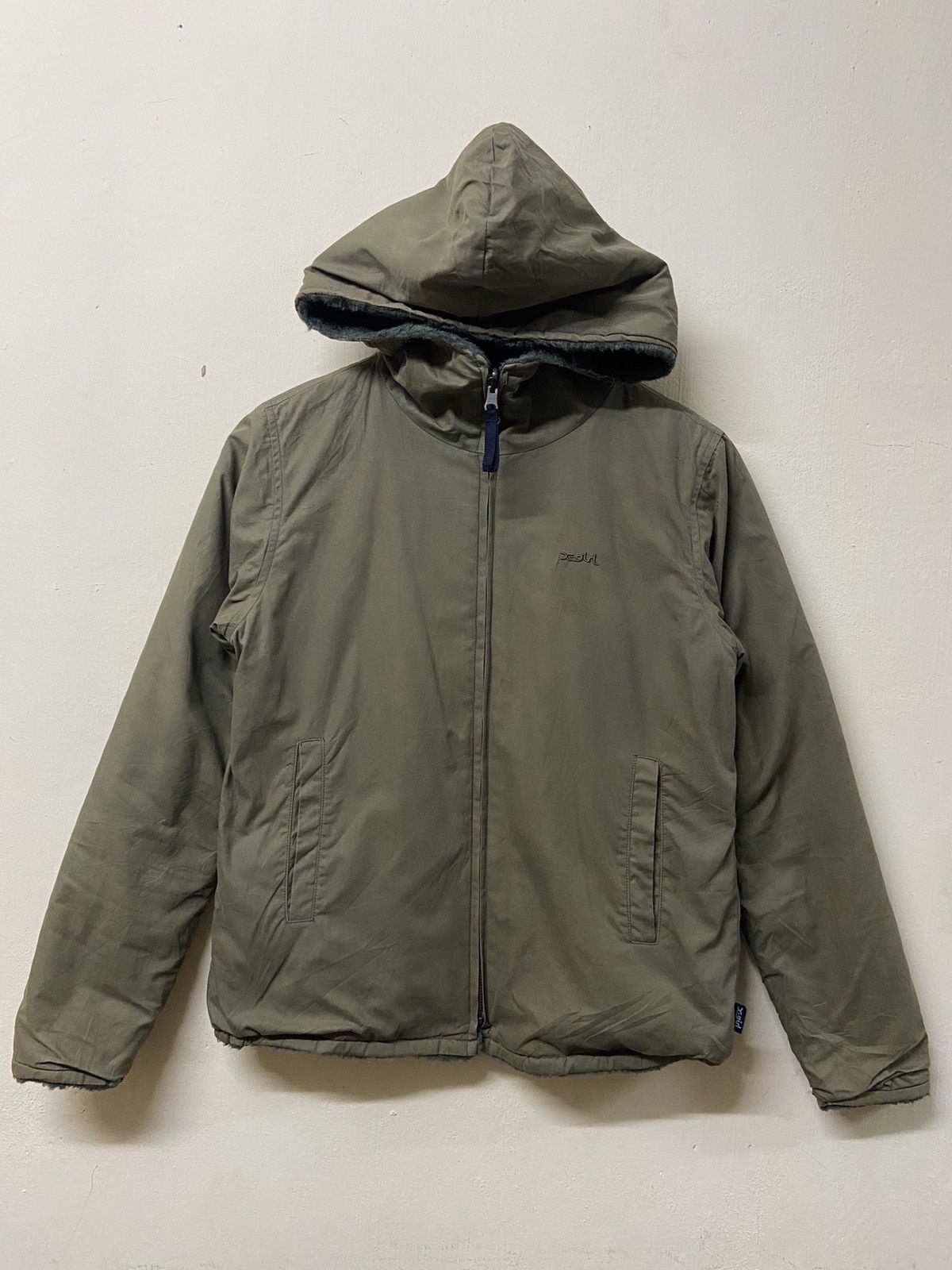 Japanese Brand Vintage X-Girl Reversible hoodie Fleece Jacket Size US M / EU 48-50 / 2 - 1 Thumbnail