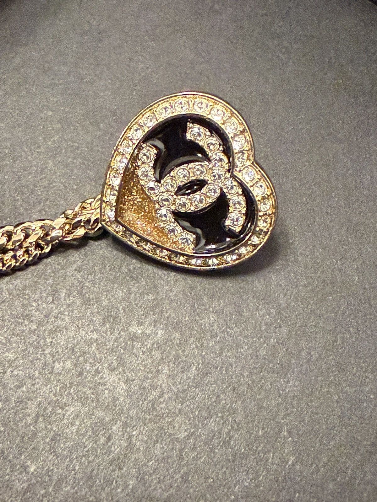 Chanel Chanel coco heart chained brooch Size ONE SIZE - 6 Thumbnail