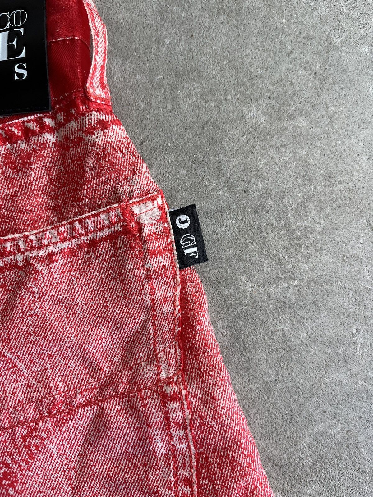 Other Vintage Italian Trompe Denim Trousers Size 24" / US 00 / IT 34 - 16 Thumbnail