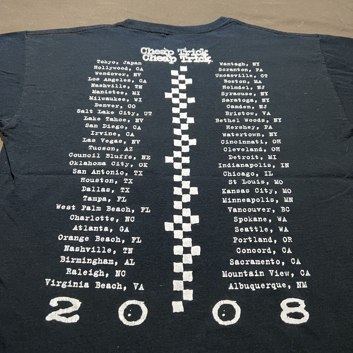 Band Tees Vintage Y2K CHEAP TRICK Rock Tour Promo Tee L Size US L / EU 52-54 / 3 - 7 Thumbnail