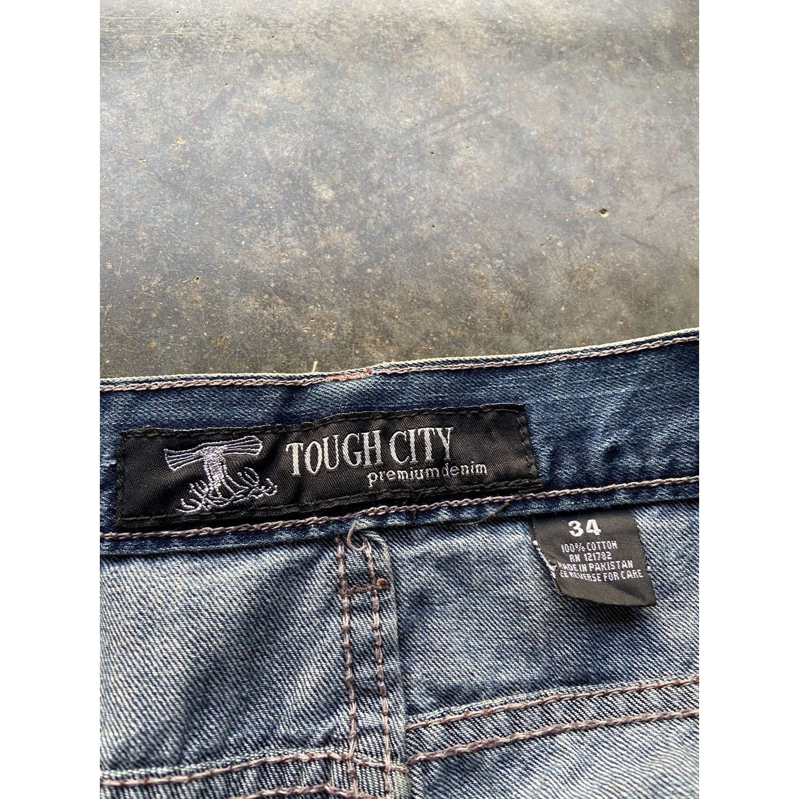 Vintage Vintage Y2K Embroidered Denim Blue Jeans Size US 34 / EU 50 - 5 Thumbnail