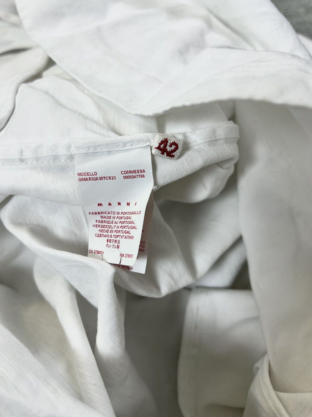 Marni Marni jacket white boxy fit button up Size M / US 6-8 / IT 42-44 - 5 Thumbnail