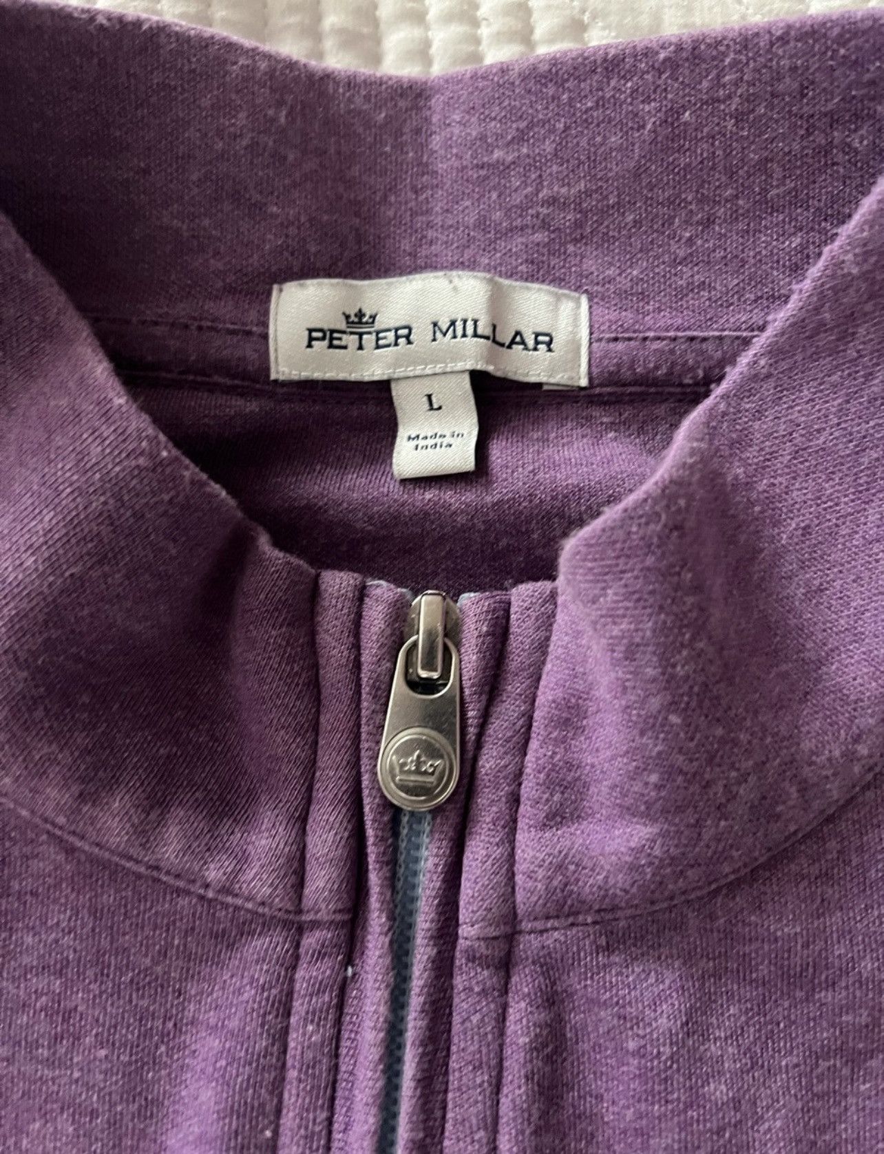 Peter Millar Peter Millar Quarter Zip Sweater Size US L / EU 52-54 / 3 - 3 Thumbnail